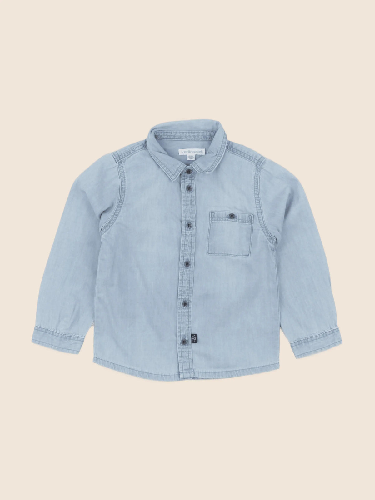 Vertbaudet - chemise bleu - 36 mois