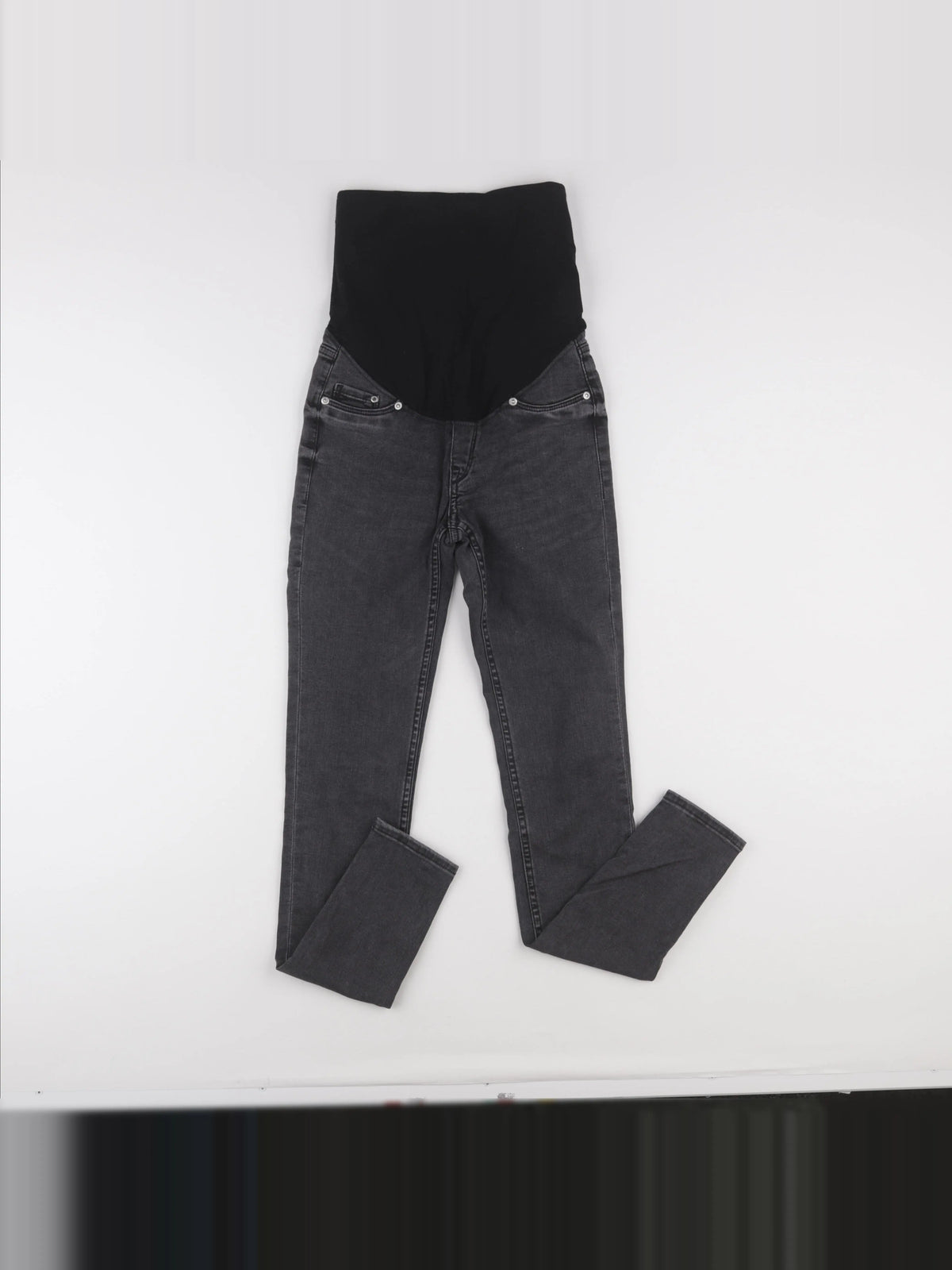 H&M - pantalon grossesse gris - xs