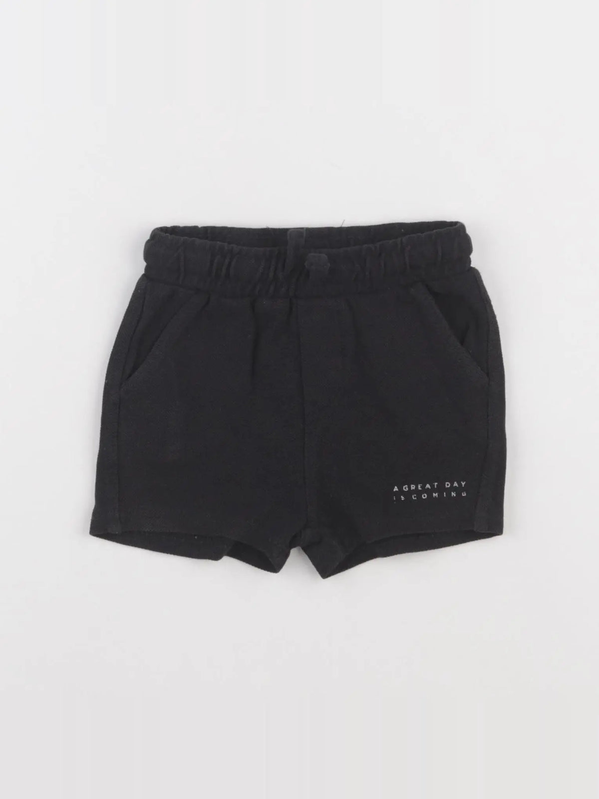 Zara - short noir - 6/9 mois