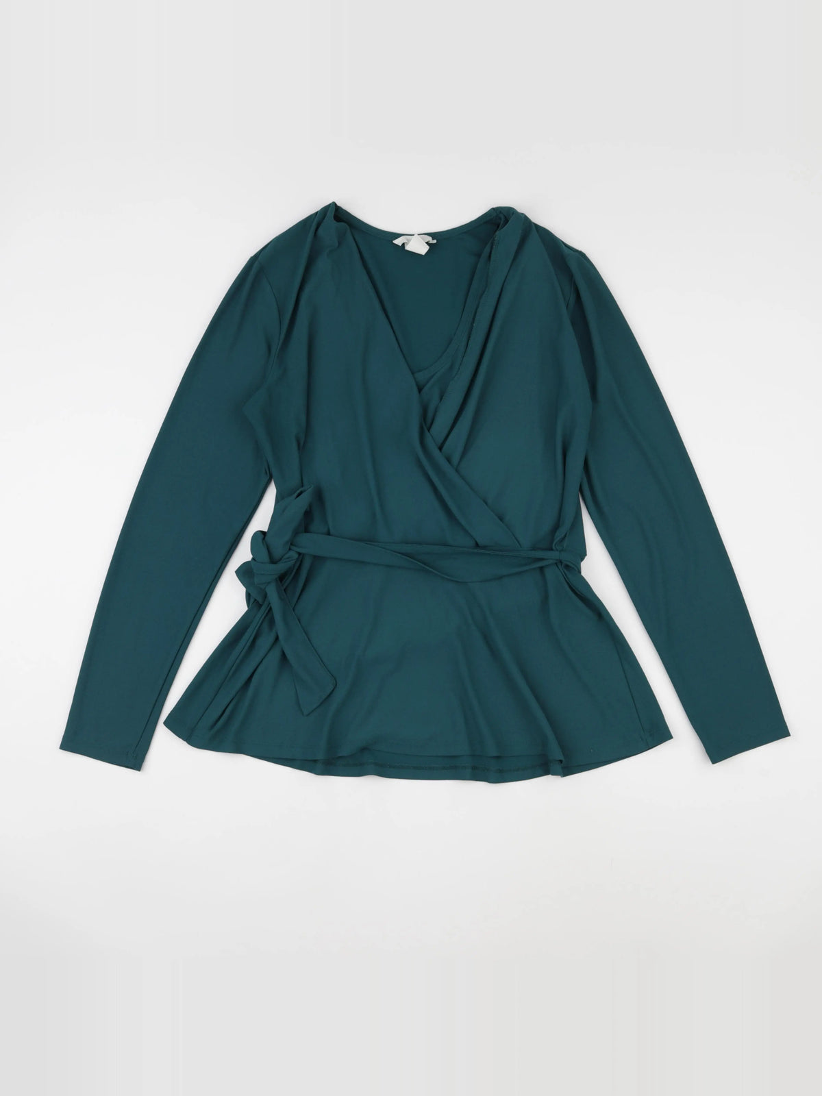 H&M - blouse grossesse vert - m