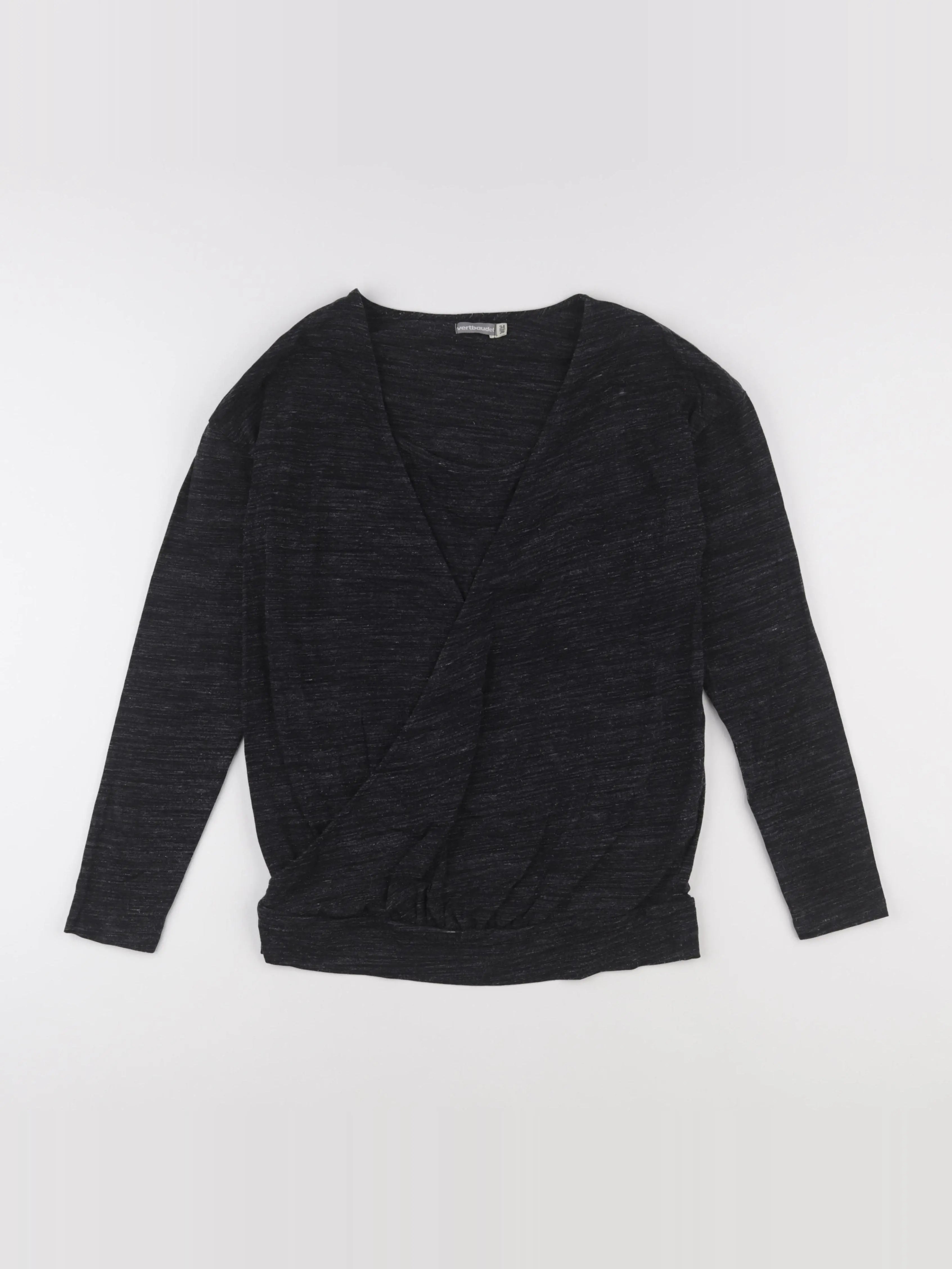 Vertbaudet - tee-shirt grossesse gris - 34 à 36