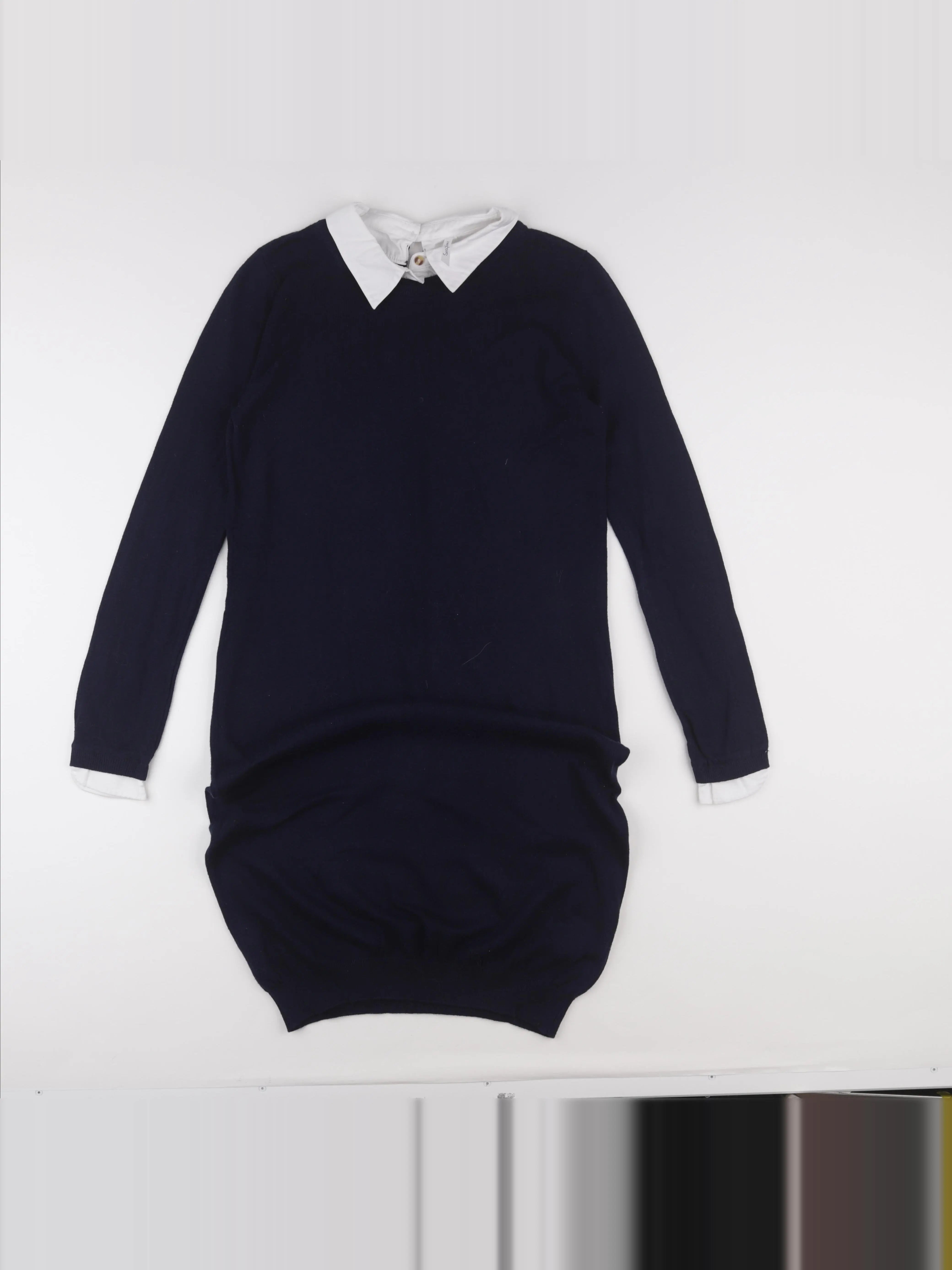 Seraphine - robe grossesse bleu - m