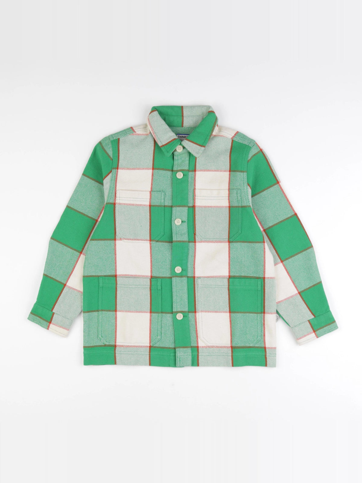 Chemise KIWI carreaux vert
