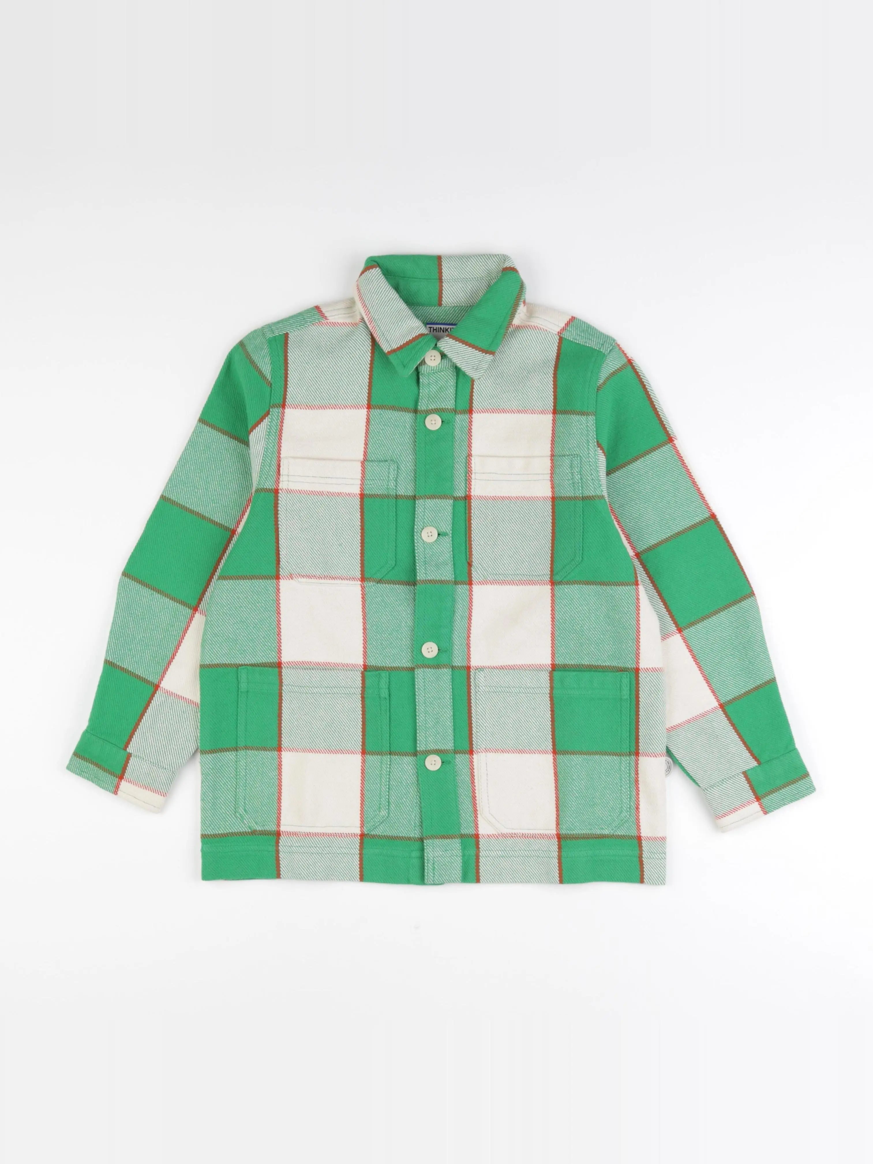 Chemise KIWI carreaux vert