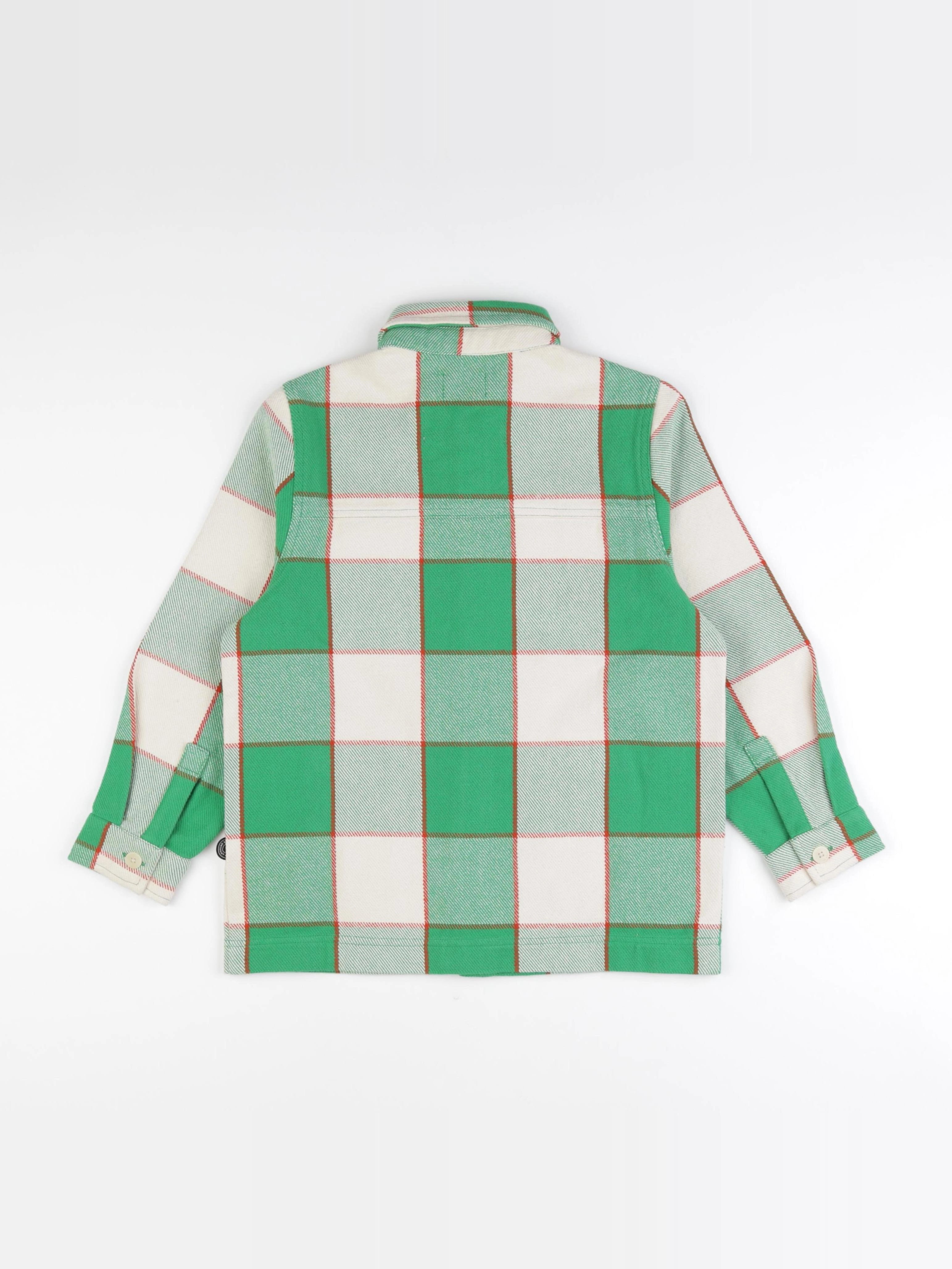 Chemise KIWI carreaux vert