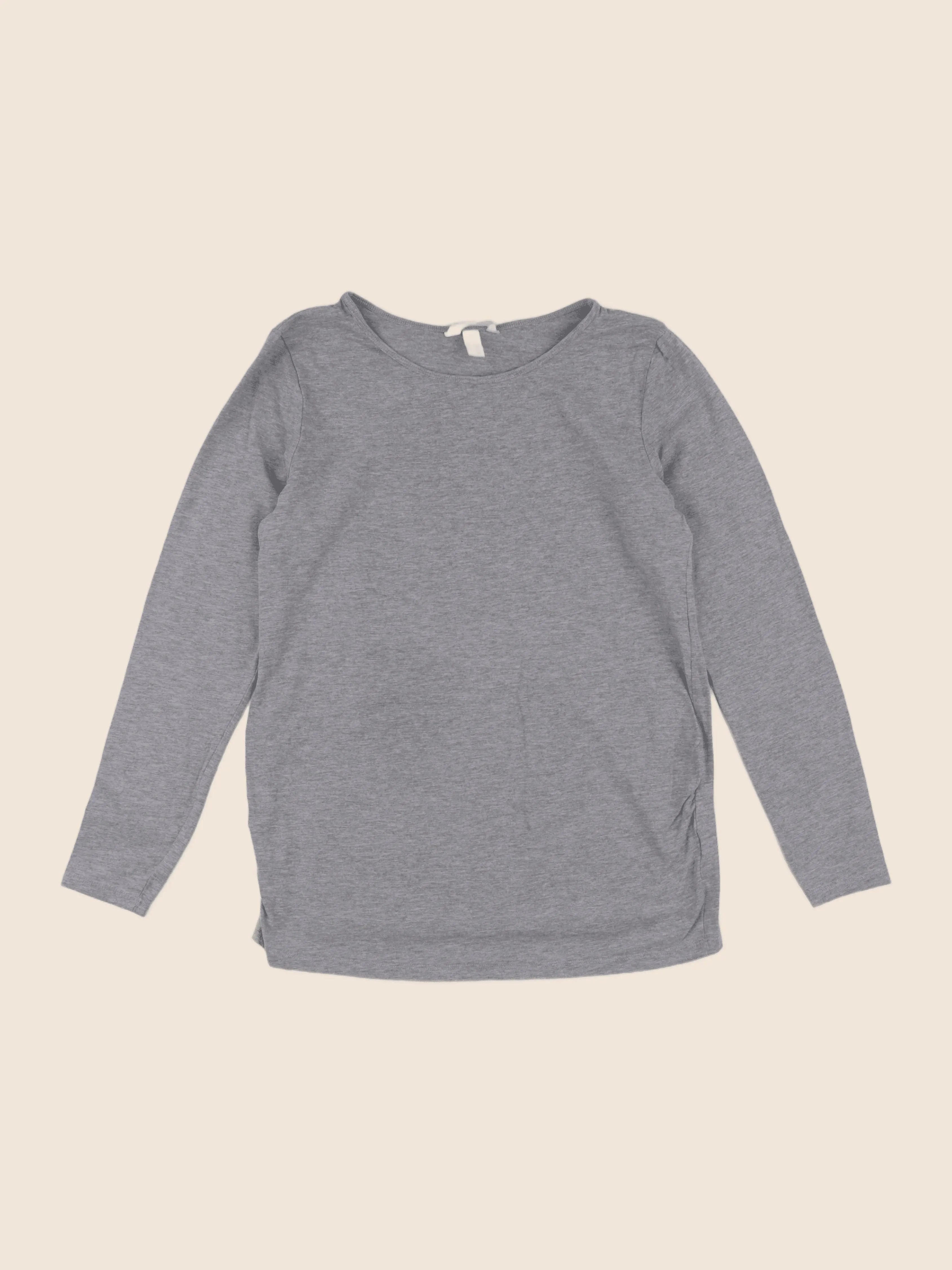 H&M - tee-shirt grossesse gris - m