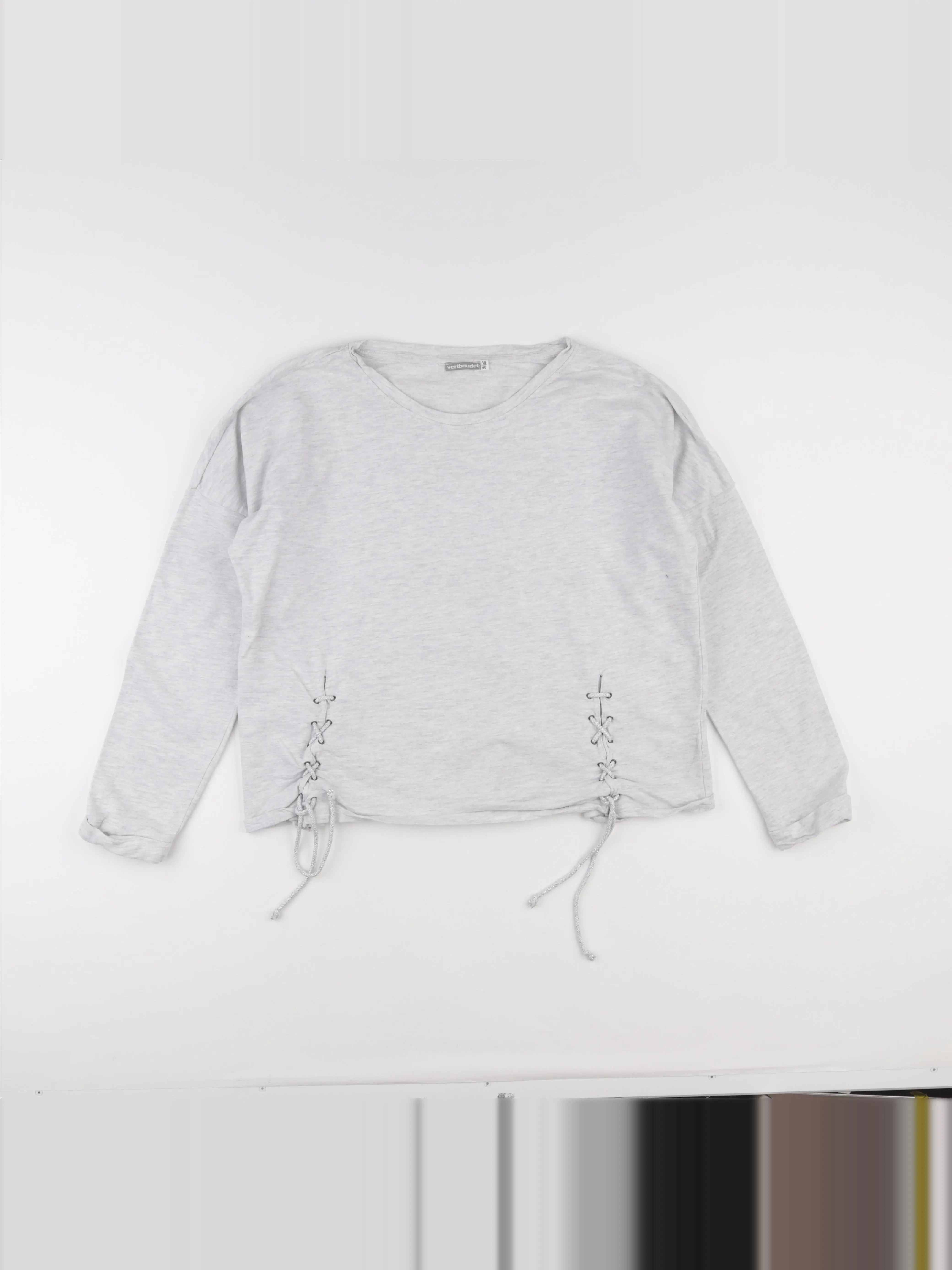 Vertbaudet - sweat grossesse gris - 38 à 40