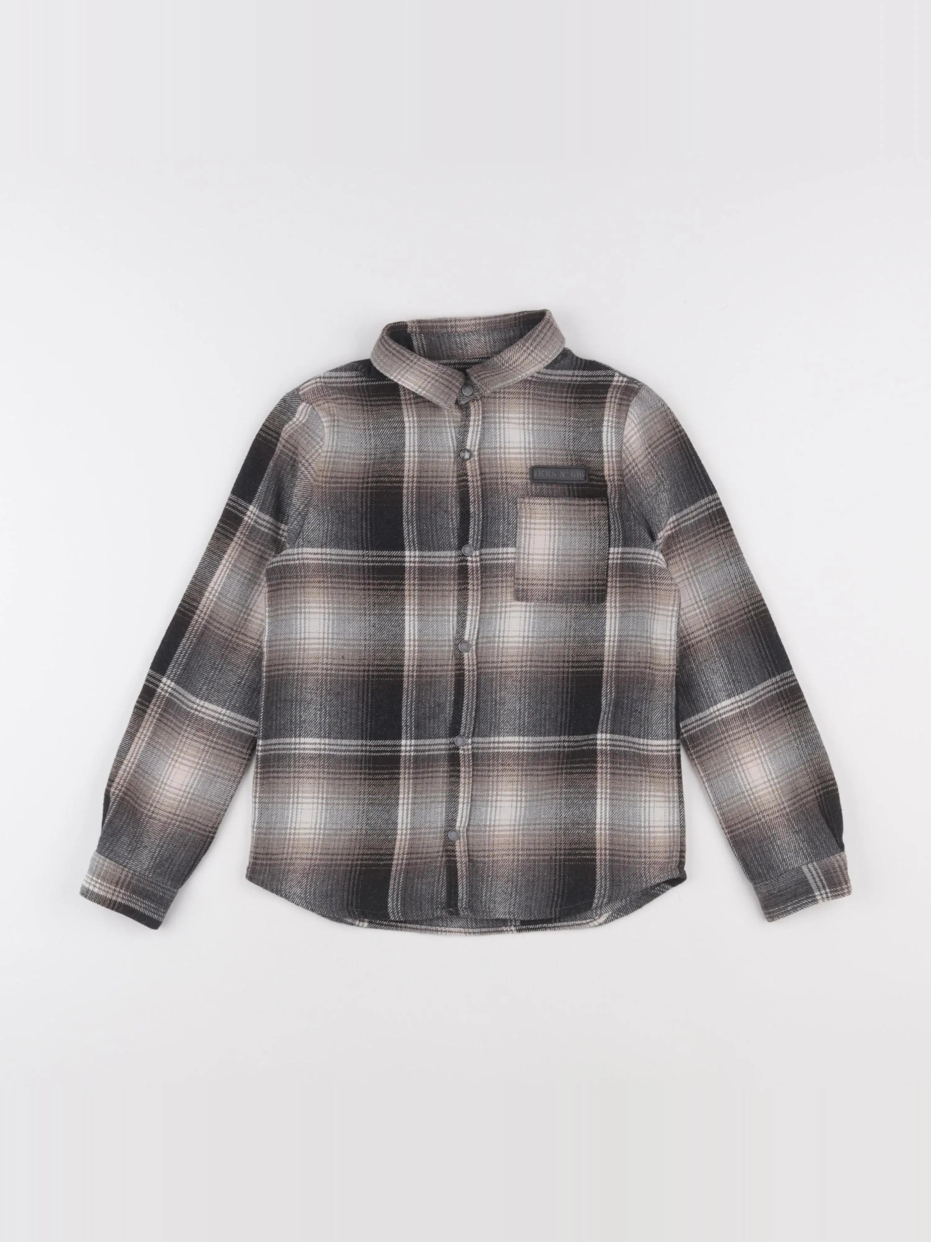 IKKS - chemise marron - 8 ans