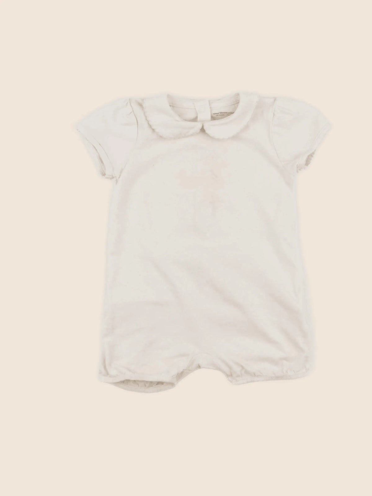 Vertbaudet - combinaison beige - 12 mois