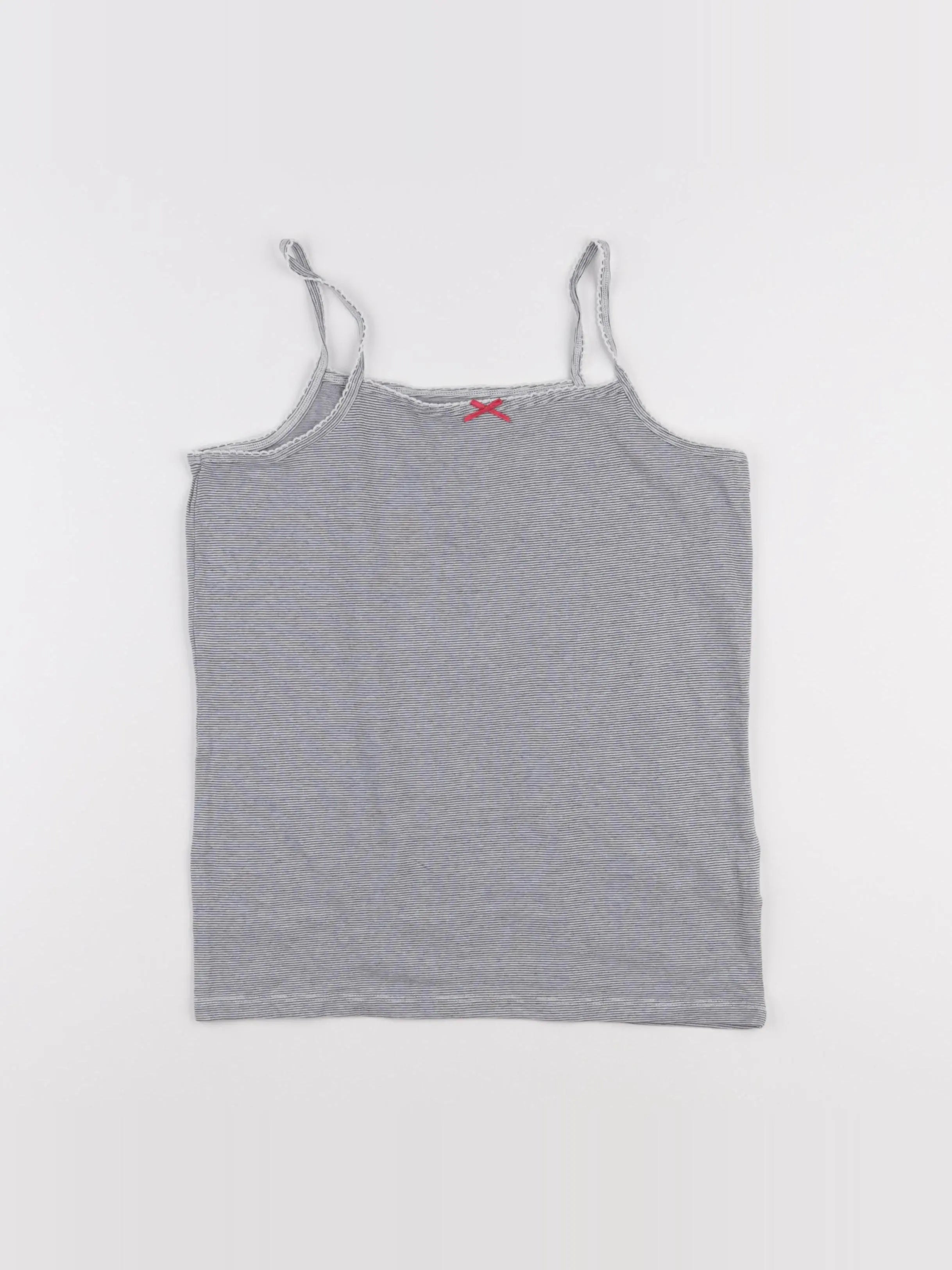 Vertbaudet - maillot de corps gris - 12 ans