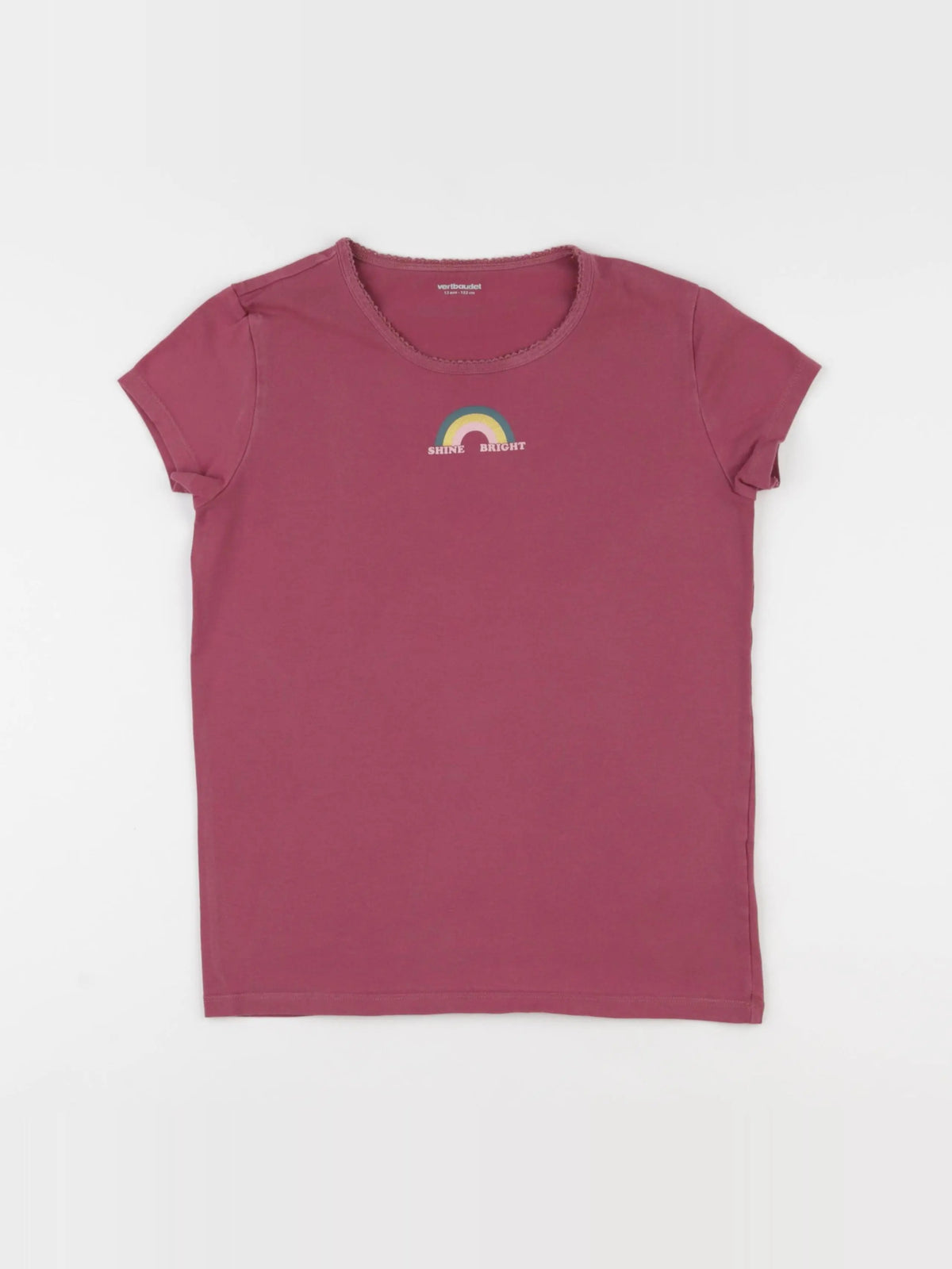 Vertbaudet - maillot de corps rose - 12 ans