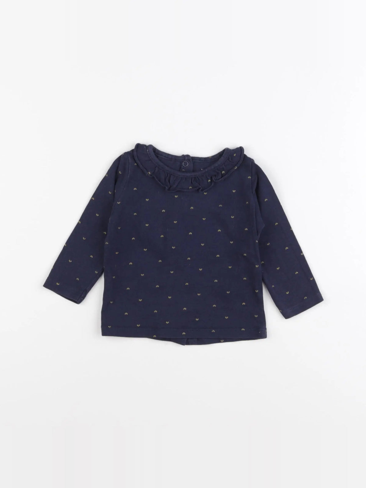 Vertbaudet - tee-shirt bleu - 9 mois
