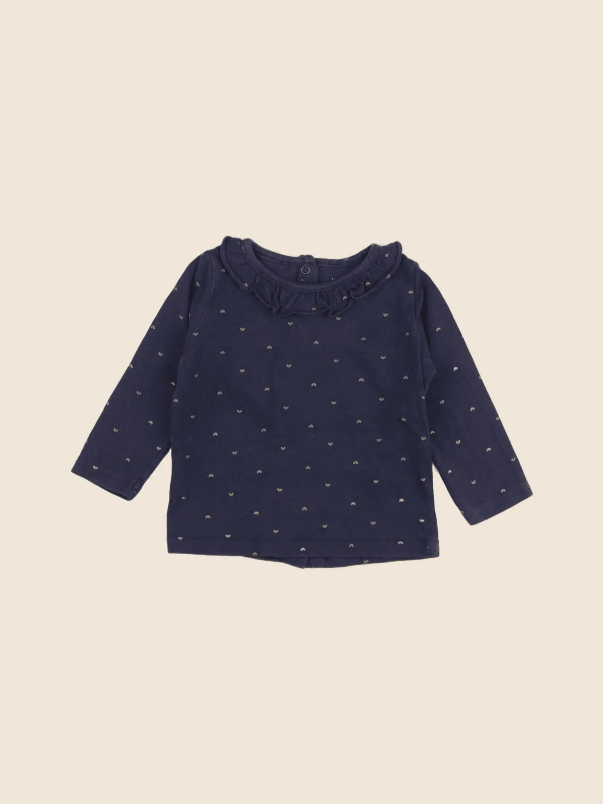 Vertbaudet - tee-shirt bleu - 9 mois