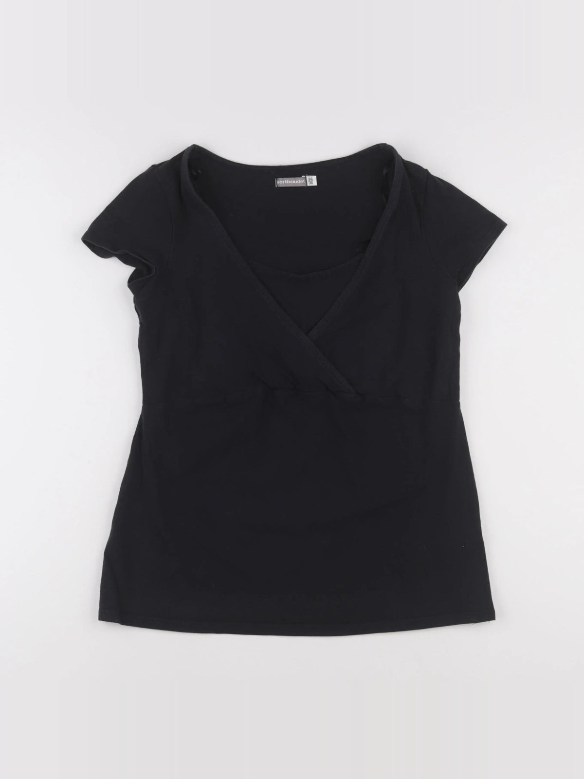 Vertbaudet - tee-shirt grossesse noir - 34 à 36