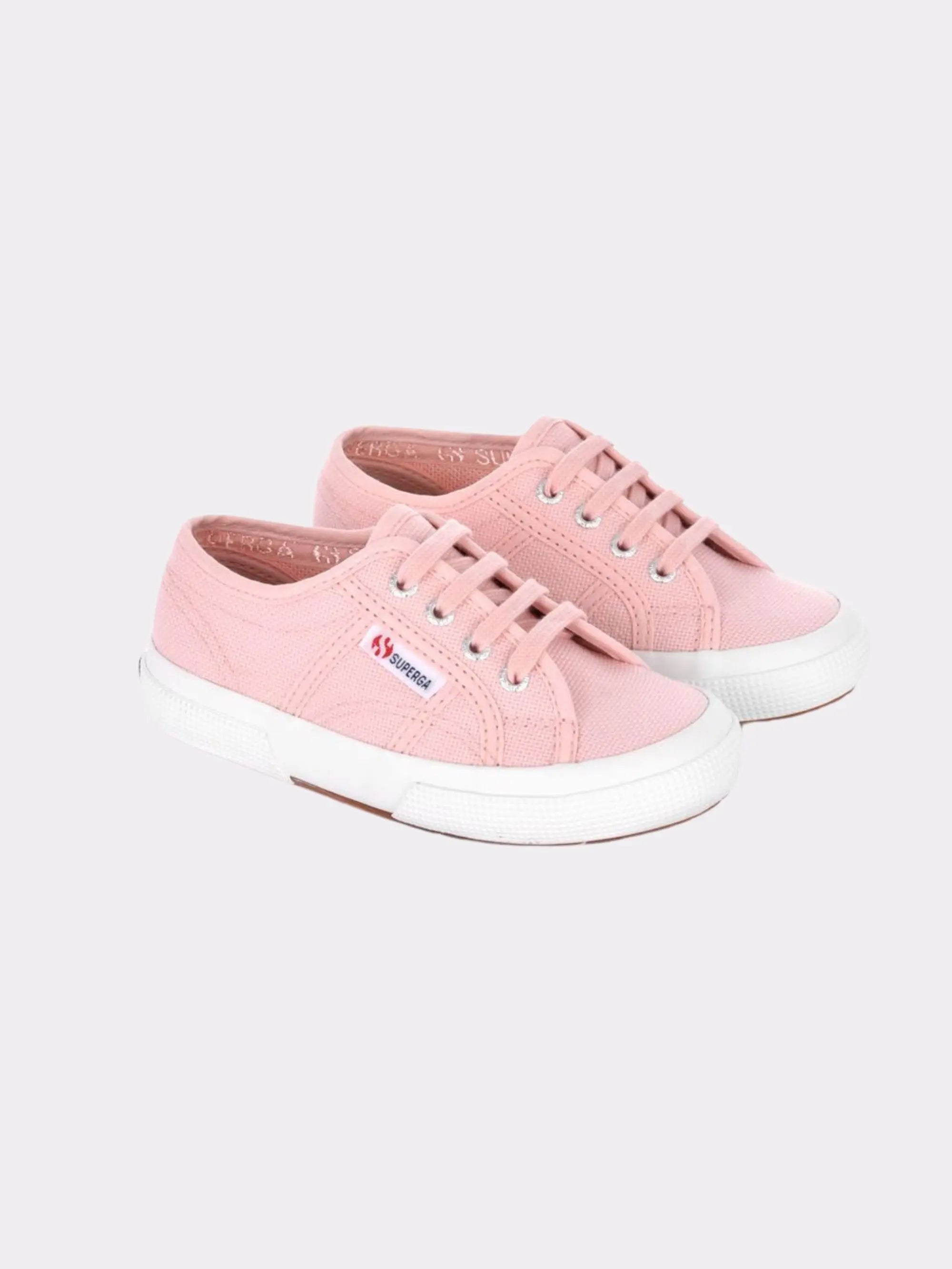 Tennis à lacets rose