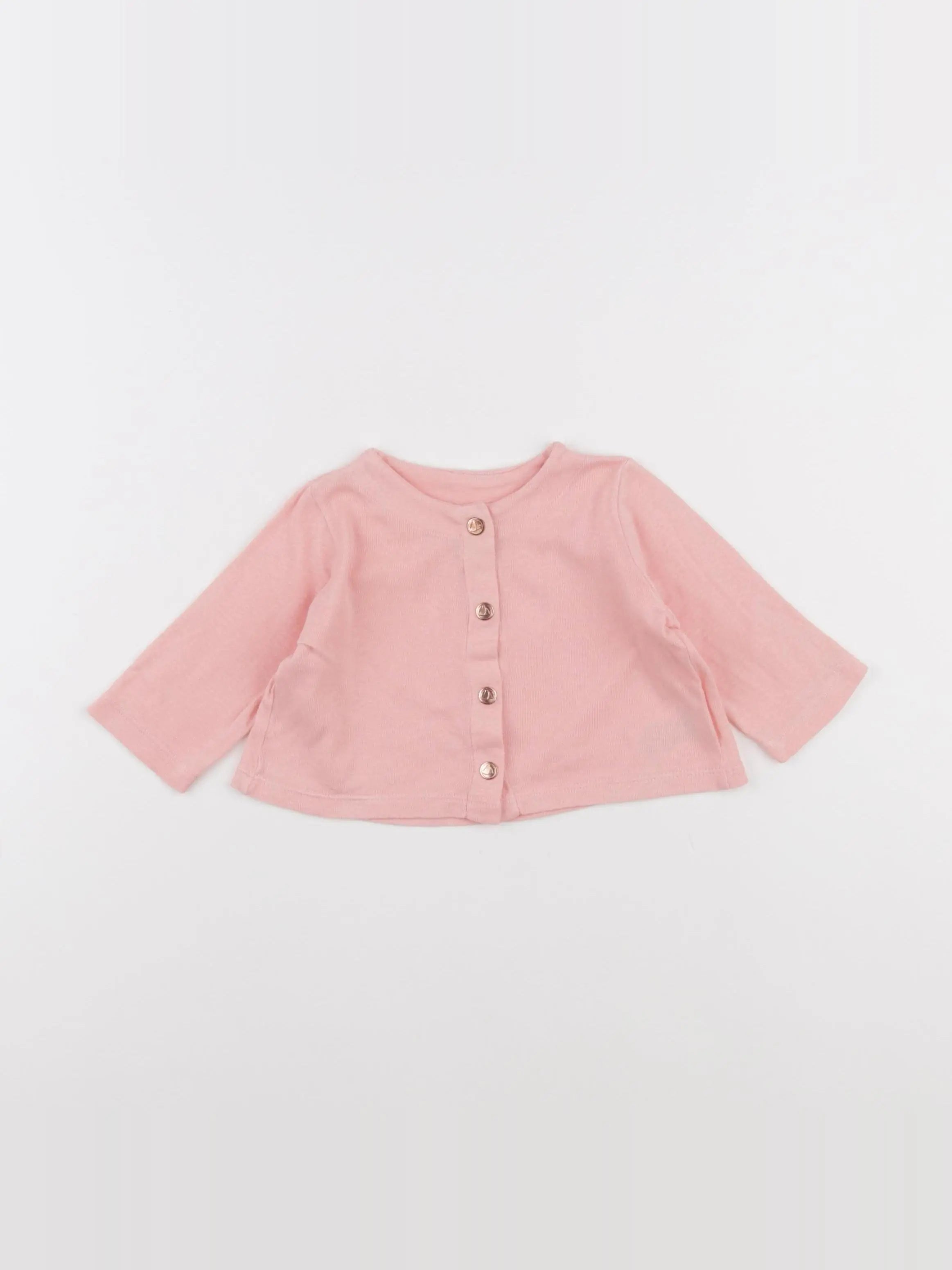 Petit Bateau - tee-shirt rose - 3 mois