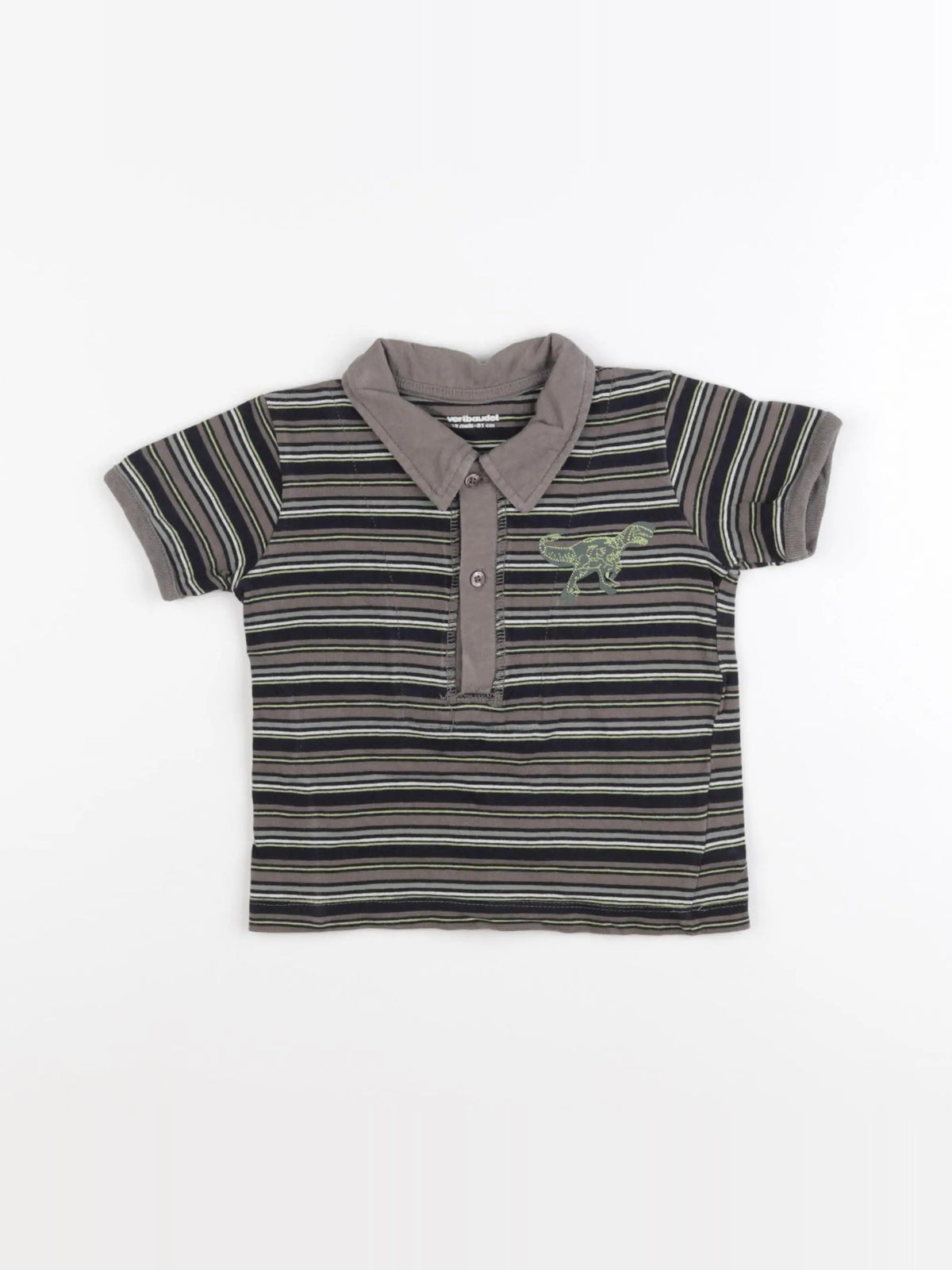 Vertbaudet - polo multicolore - 18 mois