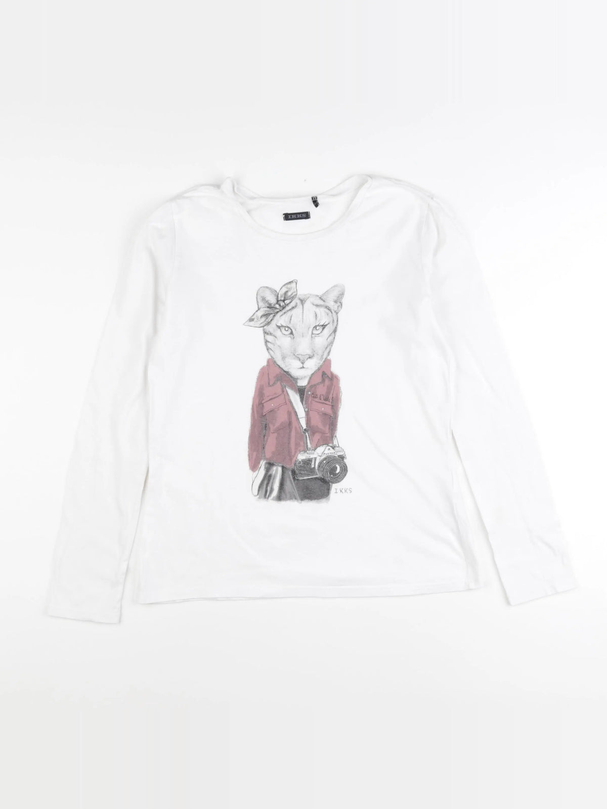 IKKS - tee-shirt blanc - 12 ans