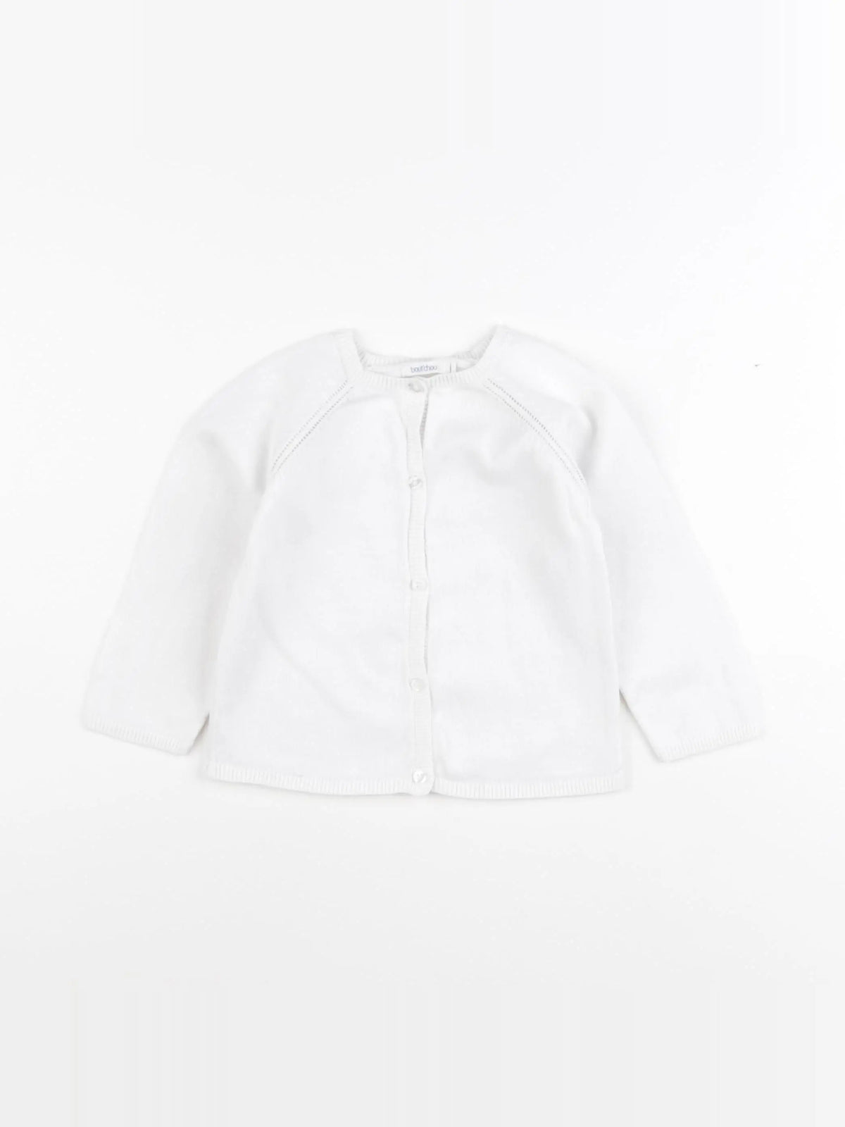 Boutchou - gilet blanc - 18 mois