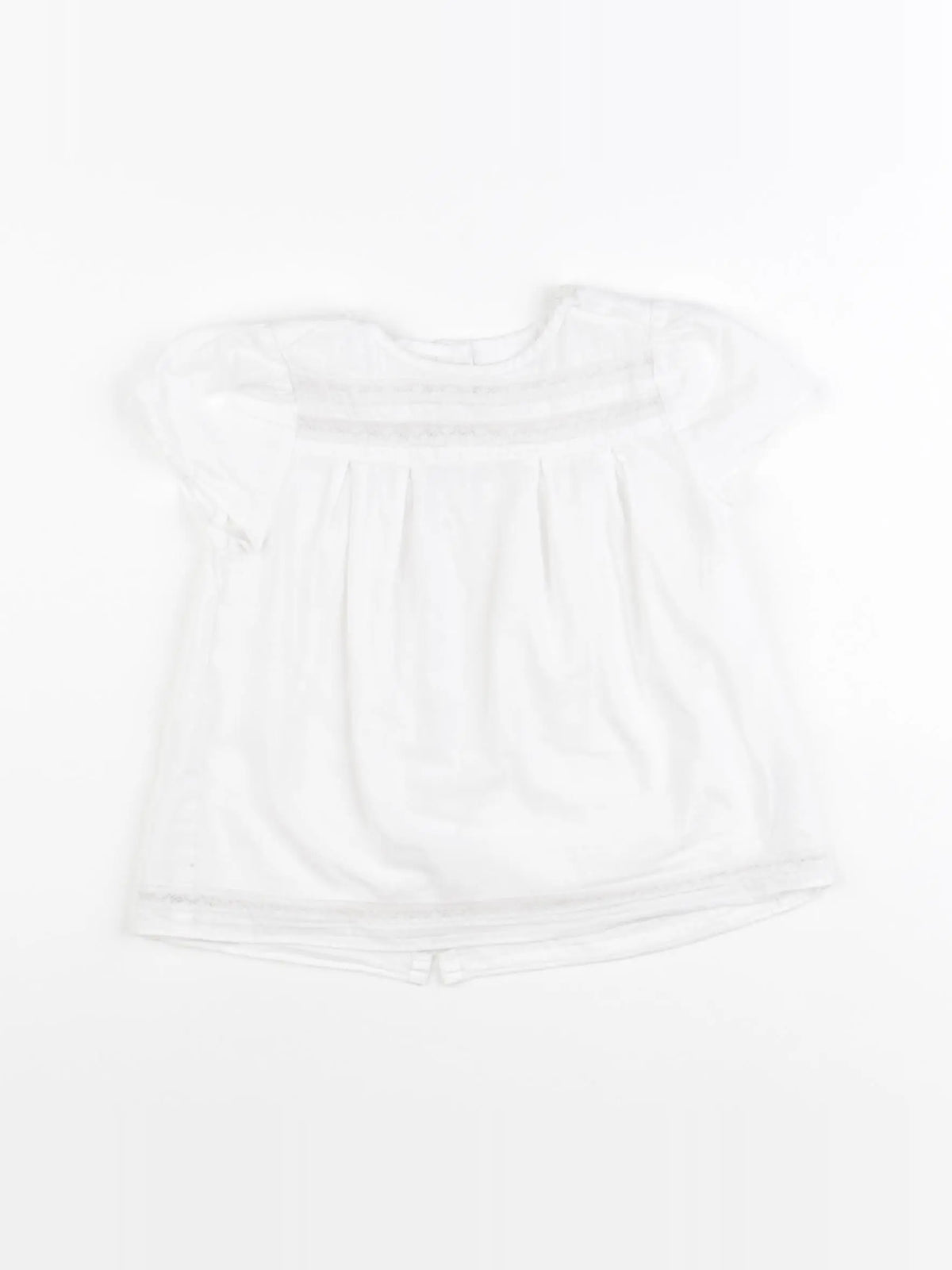 Vertbaudet - blouse blanc - 18 mois