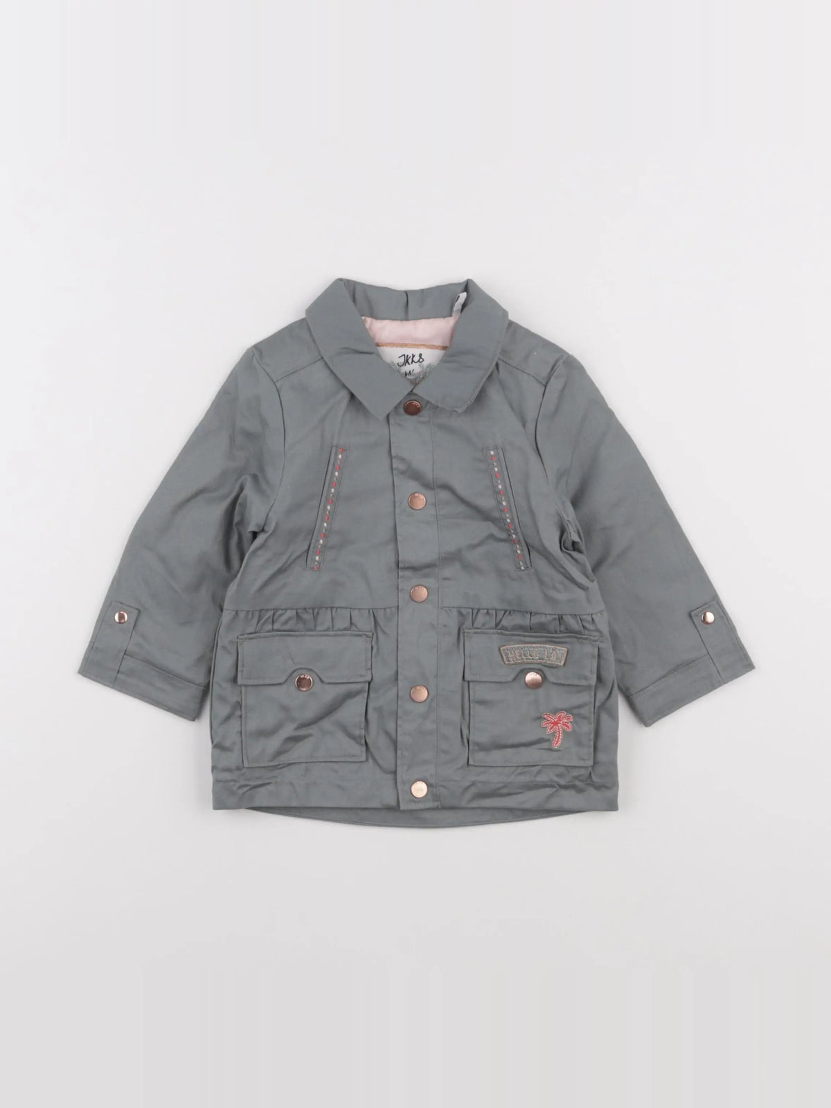 IKKS - veste imprimé au dos vert - 12 mois