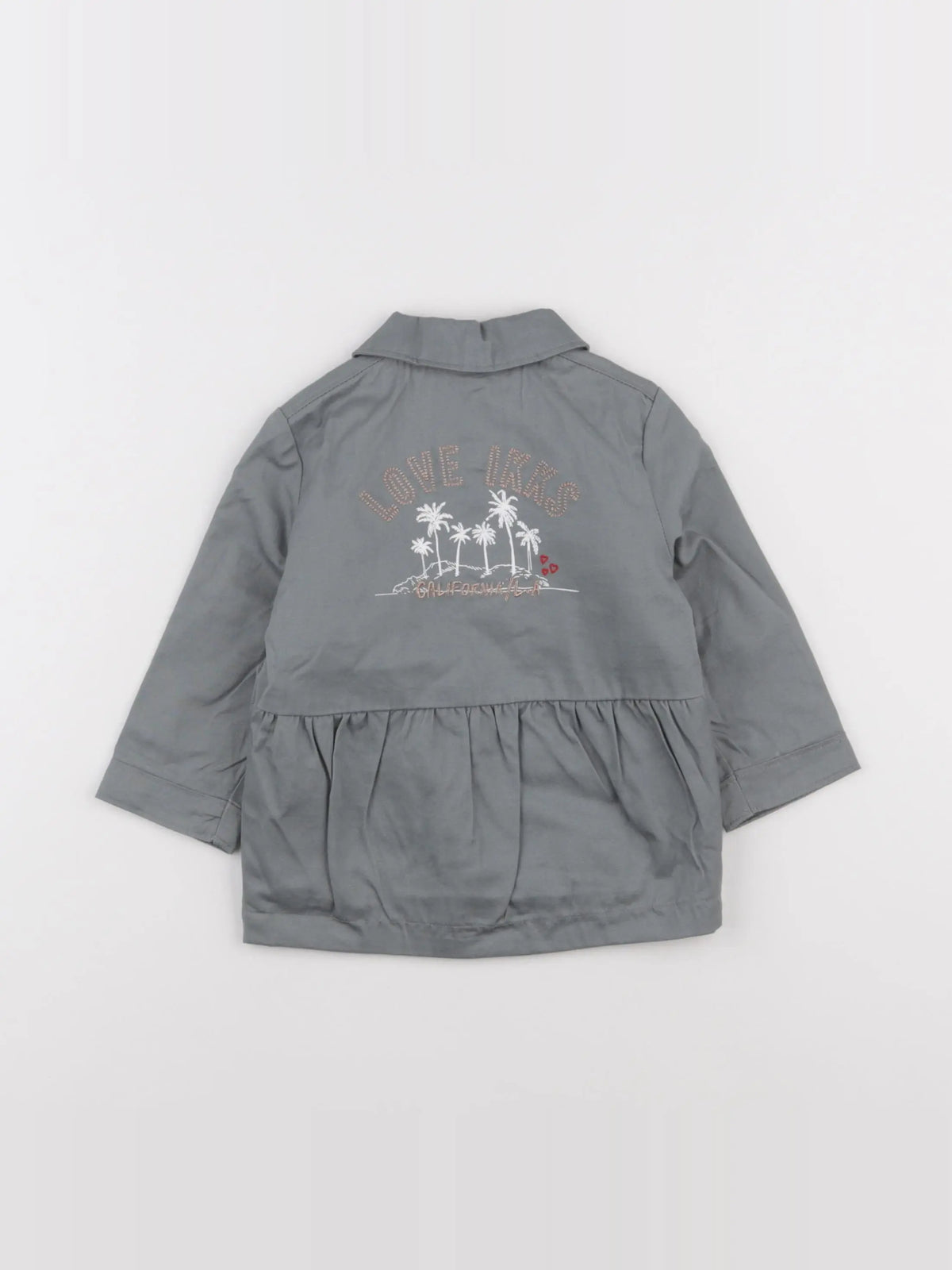 IKKS - veste imprimé au dos vert - 12 mois