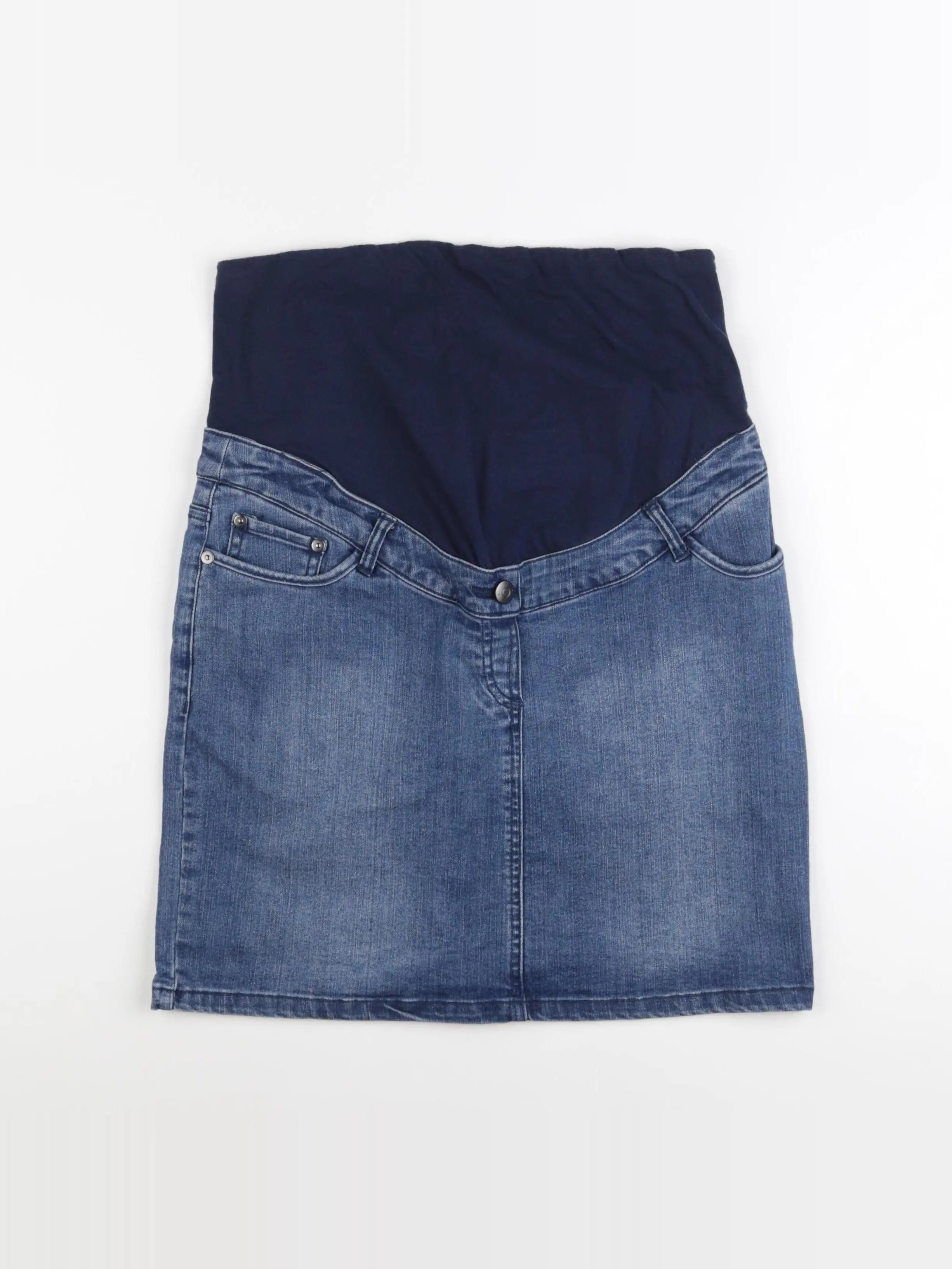 Vertbaudet - jupe grossesse bleu - 36