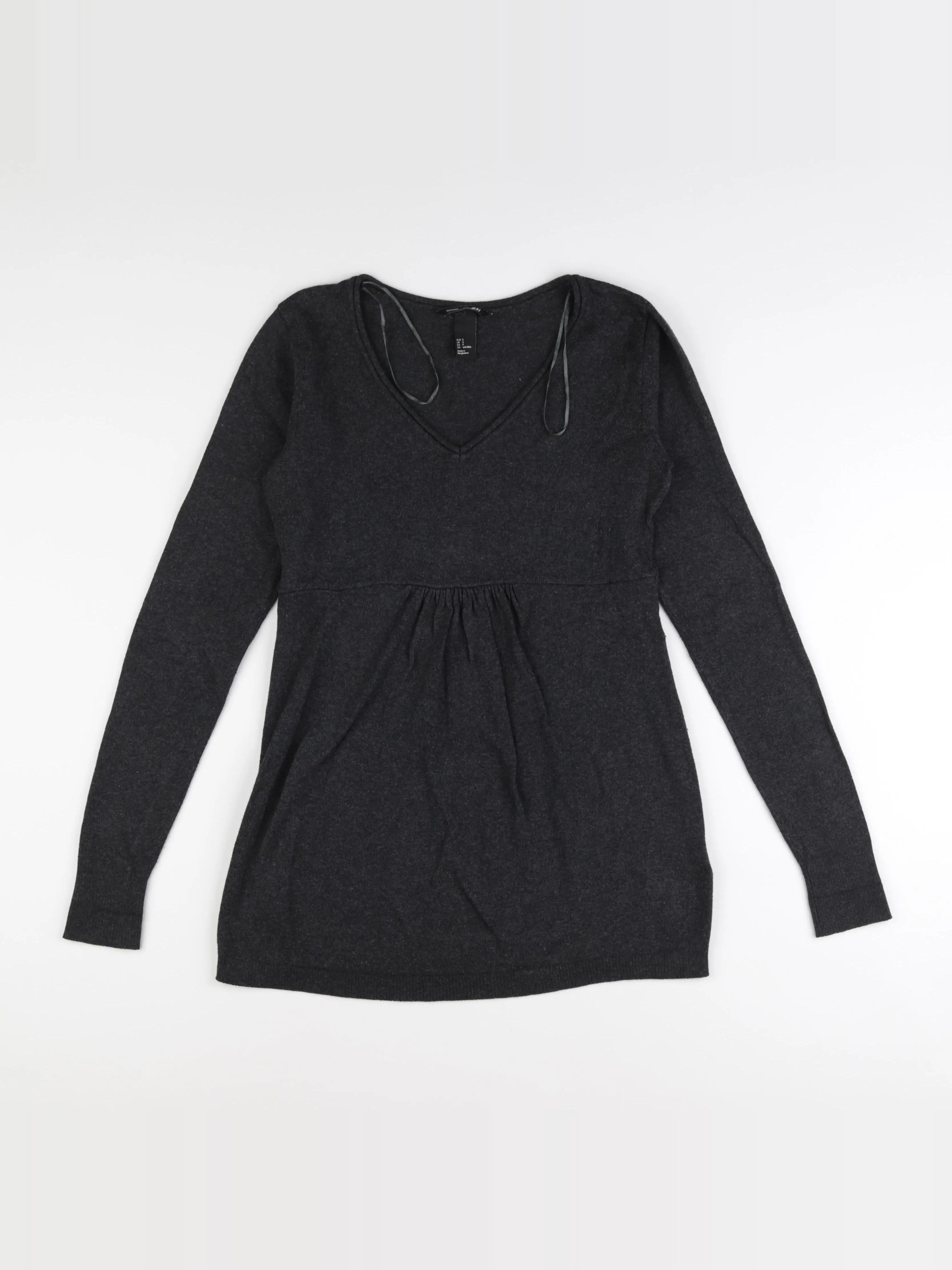 H&M - pull grossesse gris - s