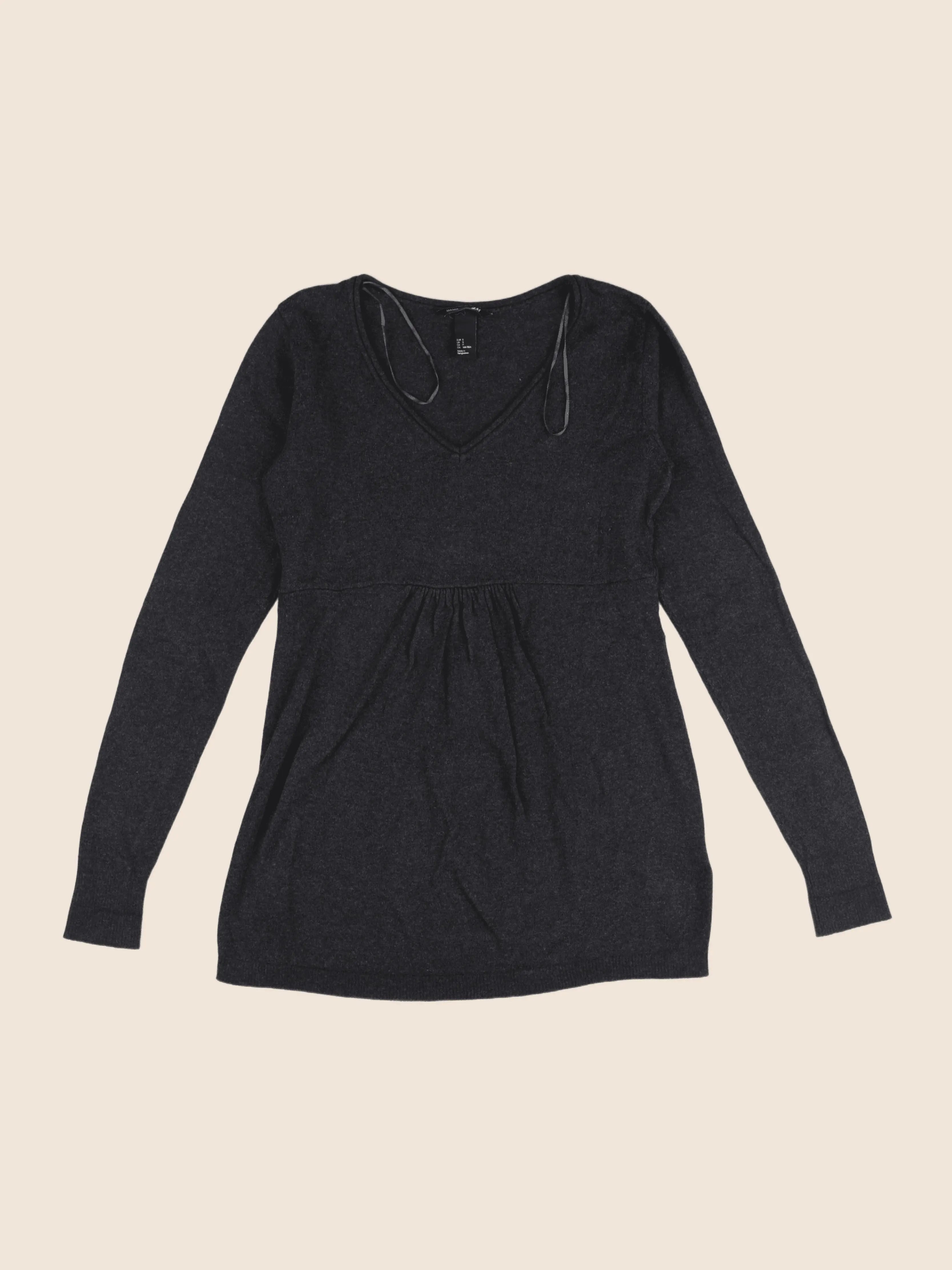 H&M - pull grossesse gris - s