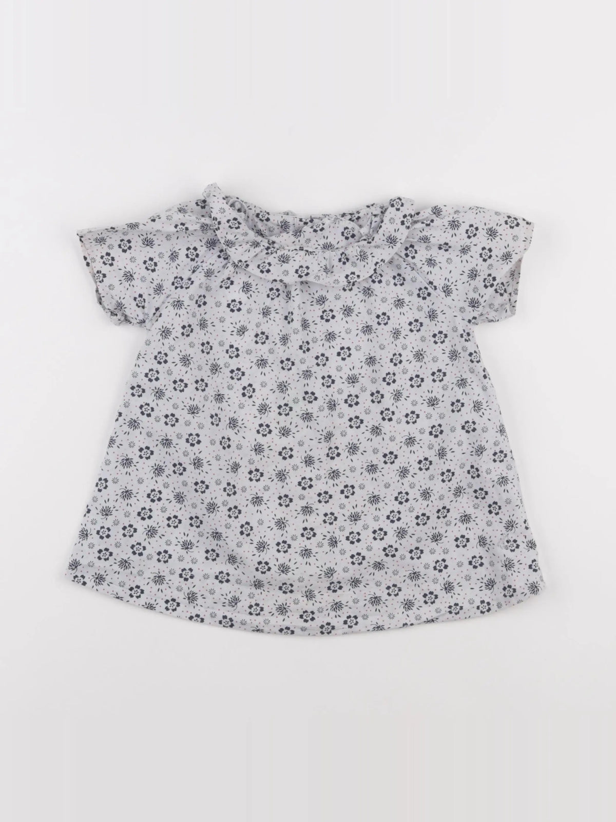 Petit Bateau - blouse blanc - 36 mois