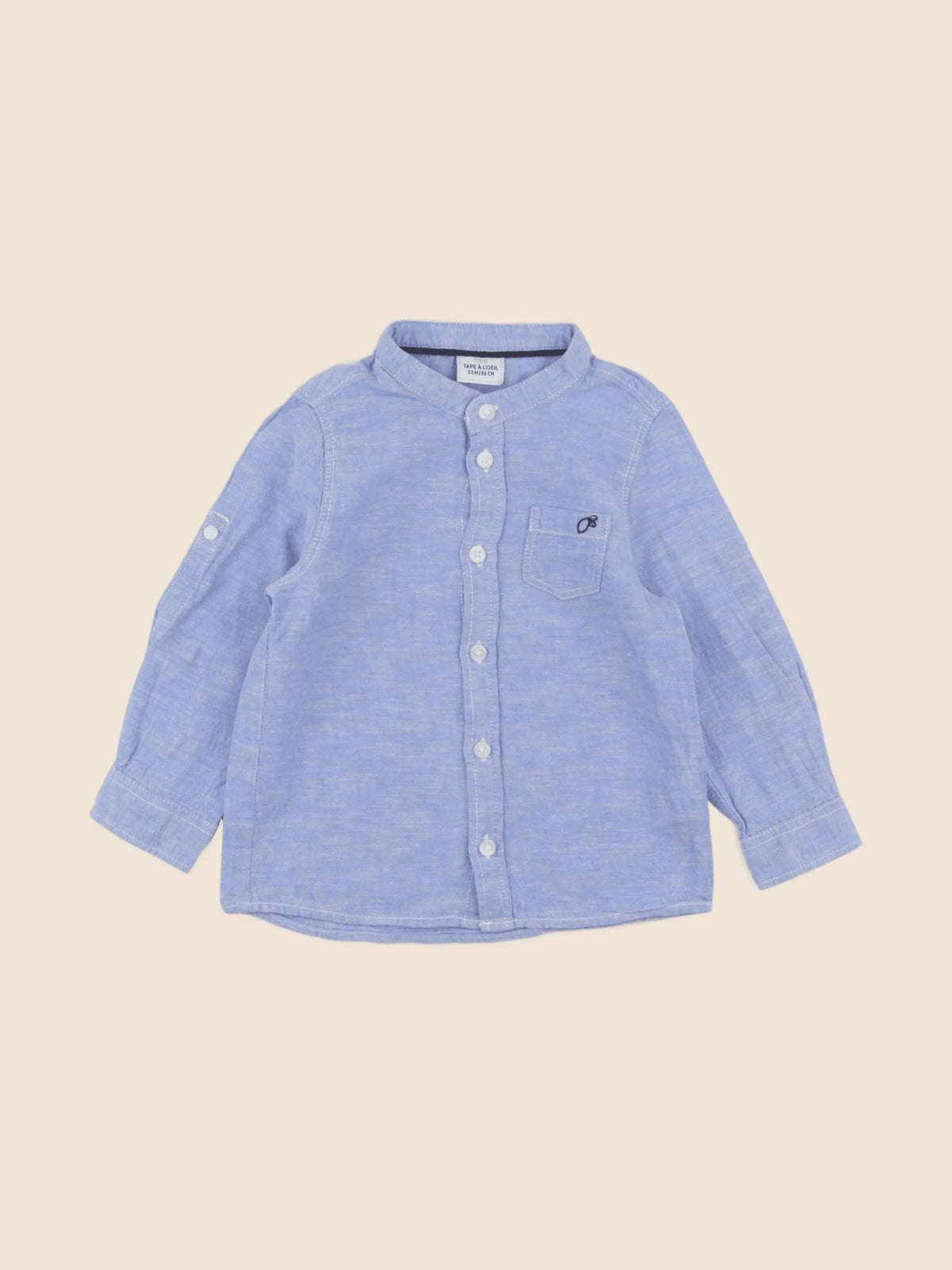 Tape à l'oeil - chemise bleu - 24 mois