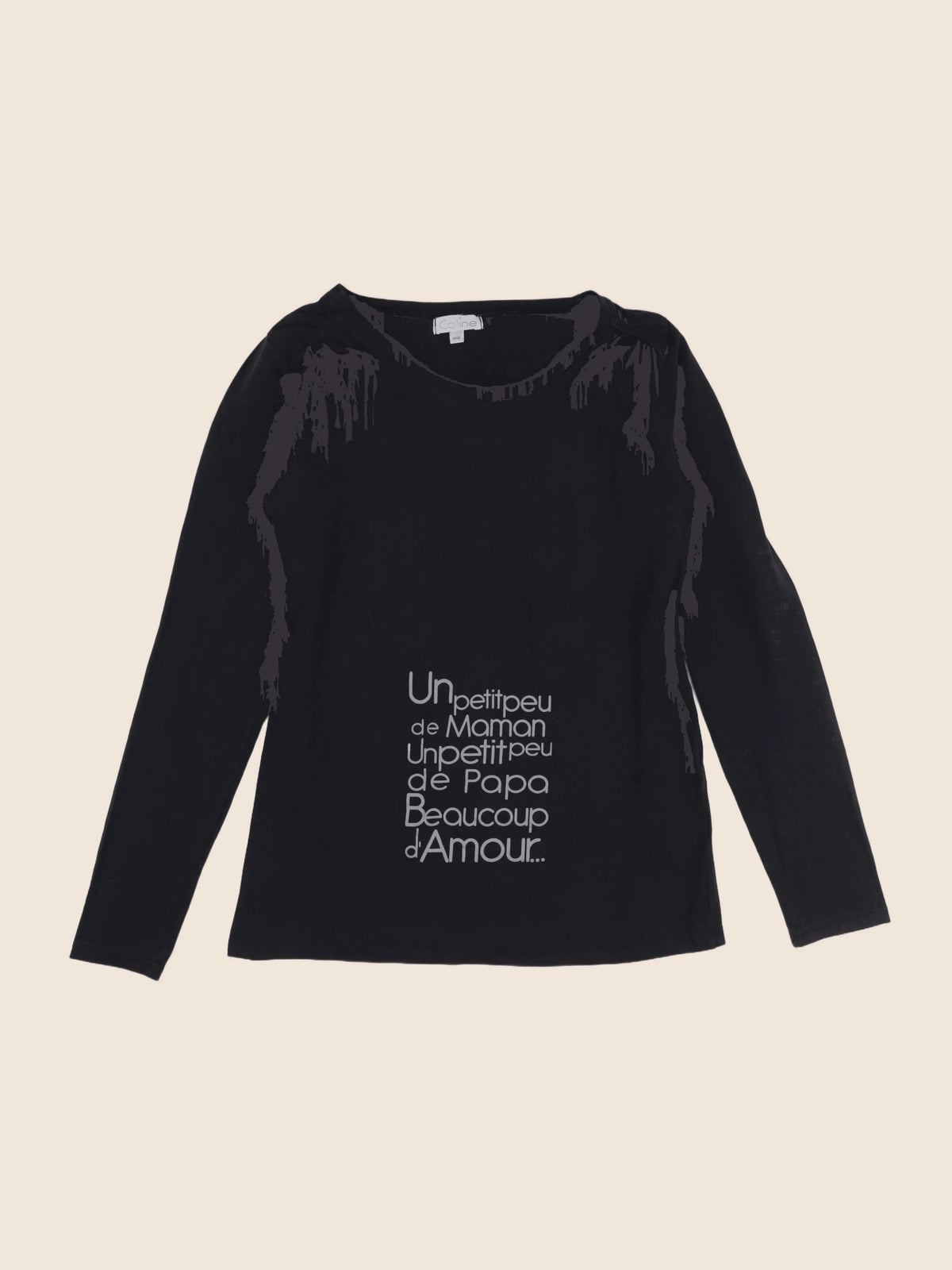 Vertbaudet - tee-shirt grossesse noir - 38 à 40