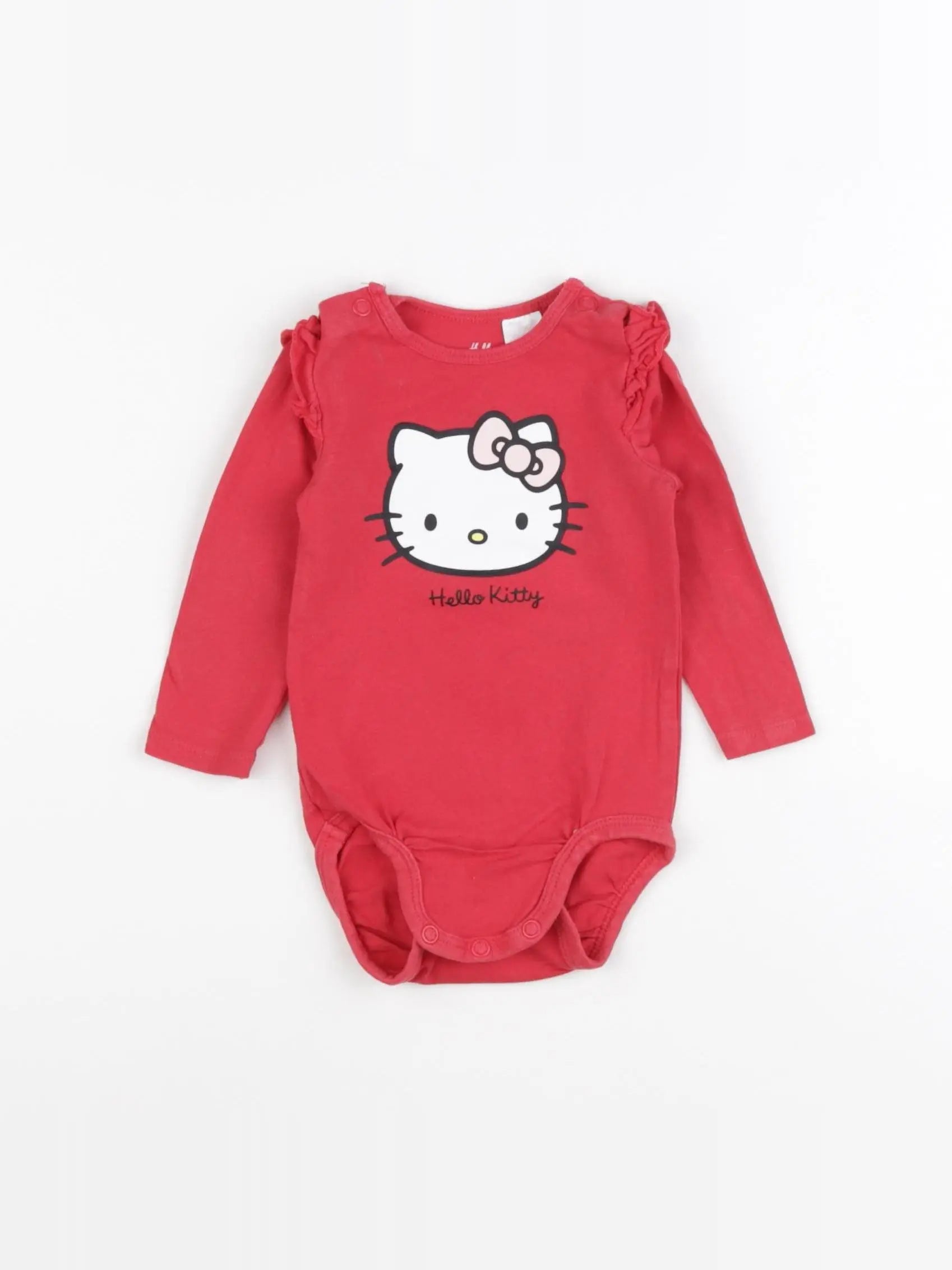 H&M - body rouge - 3 mois