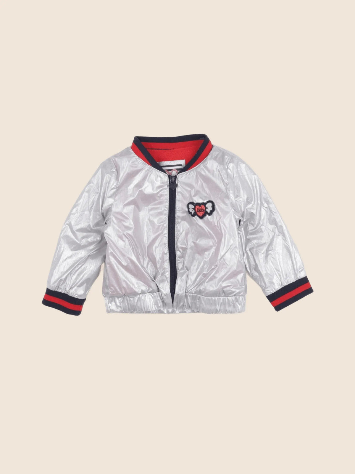 IKKS - veste argent - 12 mois