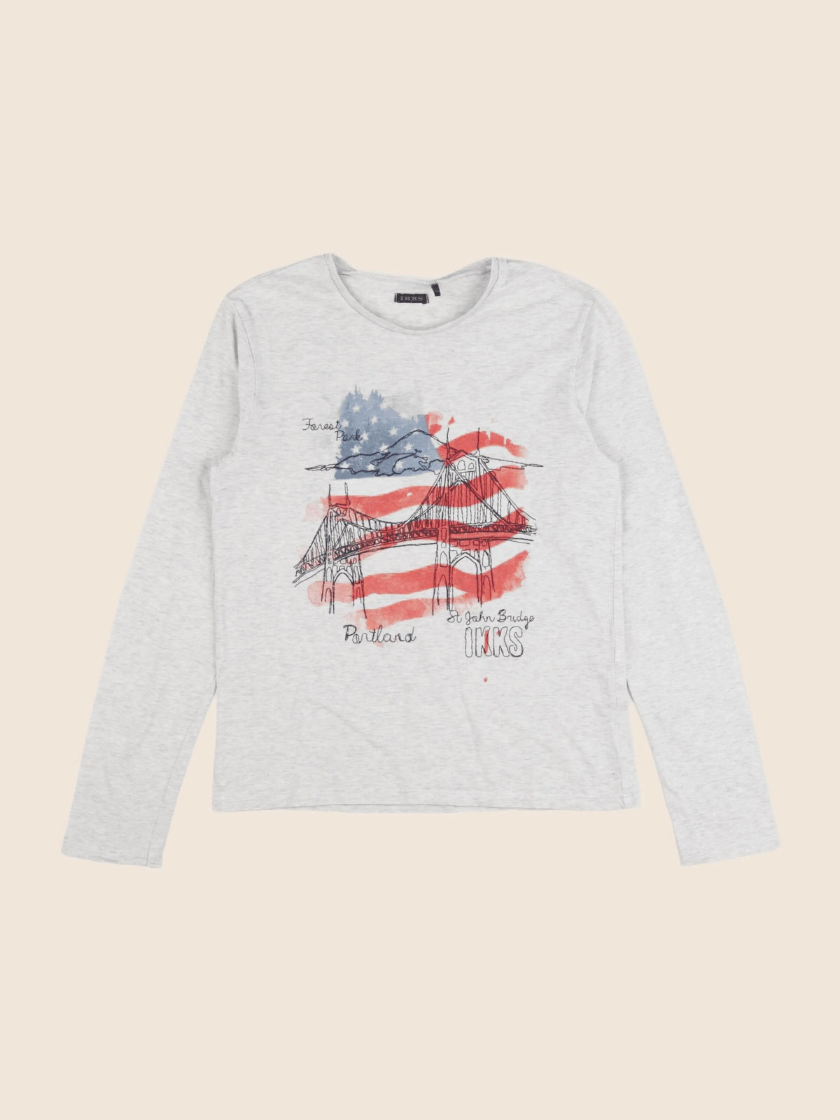 IKKS - tee-shirt gris - 12 ans