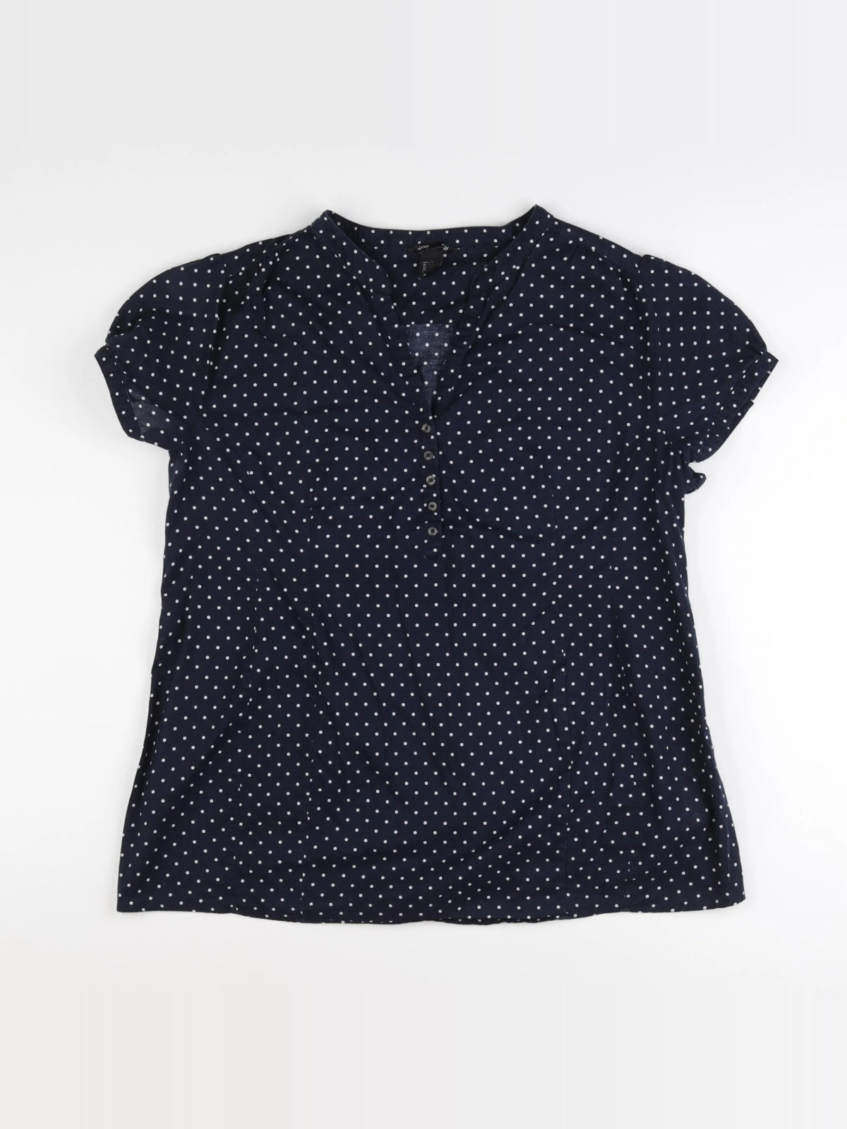 H&M - blouse grossesse bleu - l