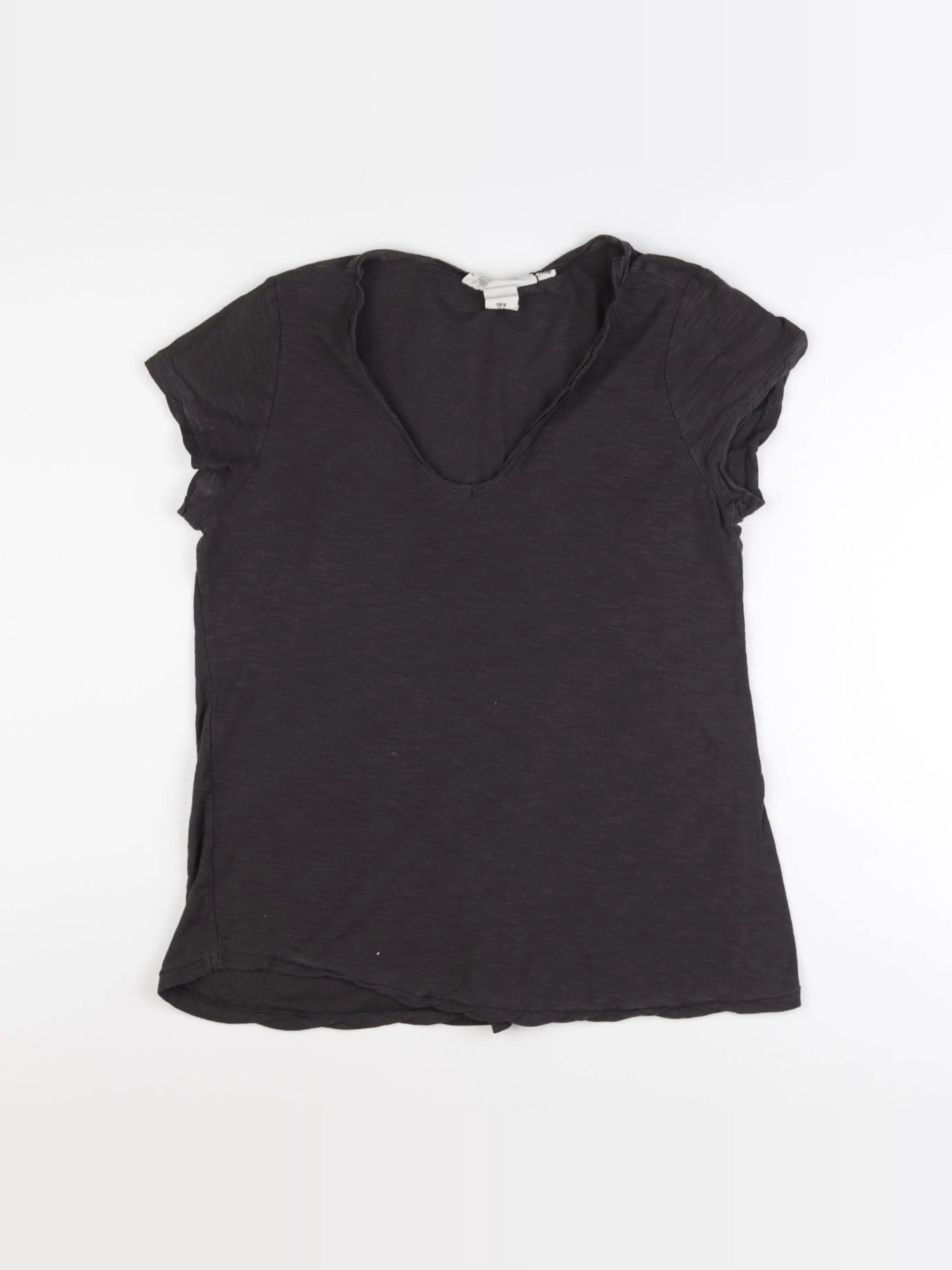 H&M - tee-shirt grossesse gris - m