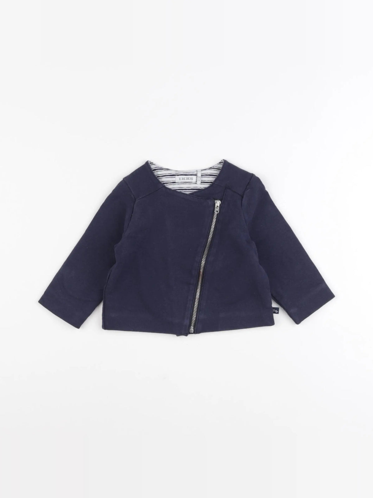 IKKS - sweat bleu - 12 mois