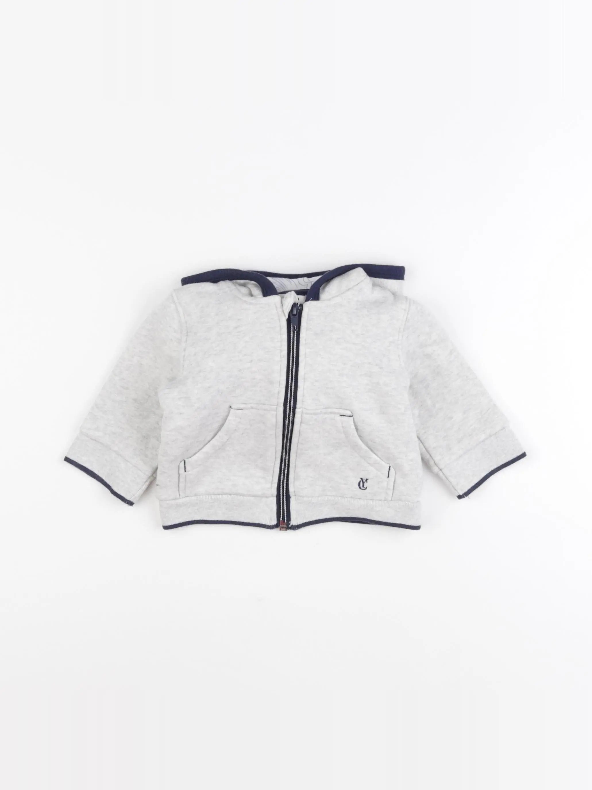 Cyrillus - sweat gris - 6 mois