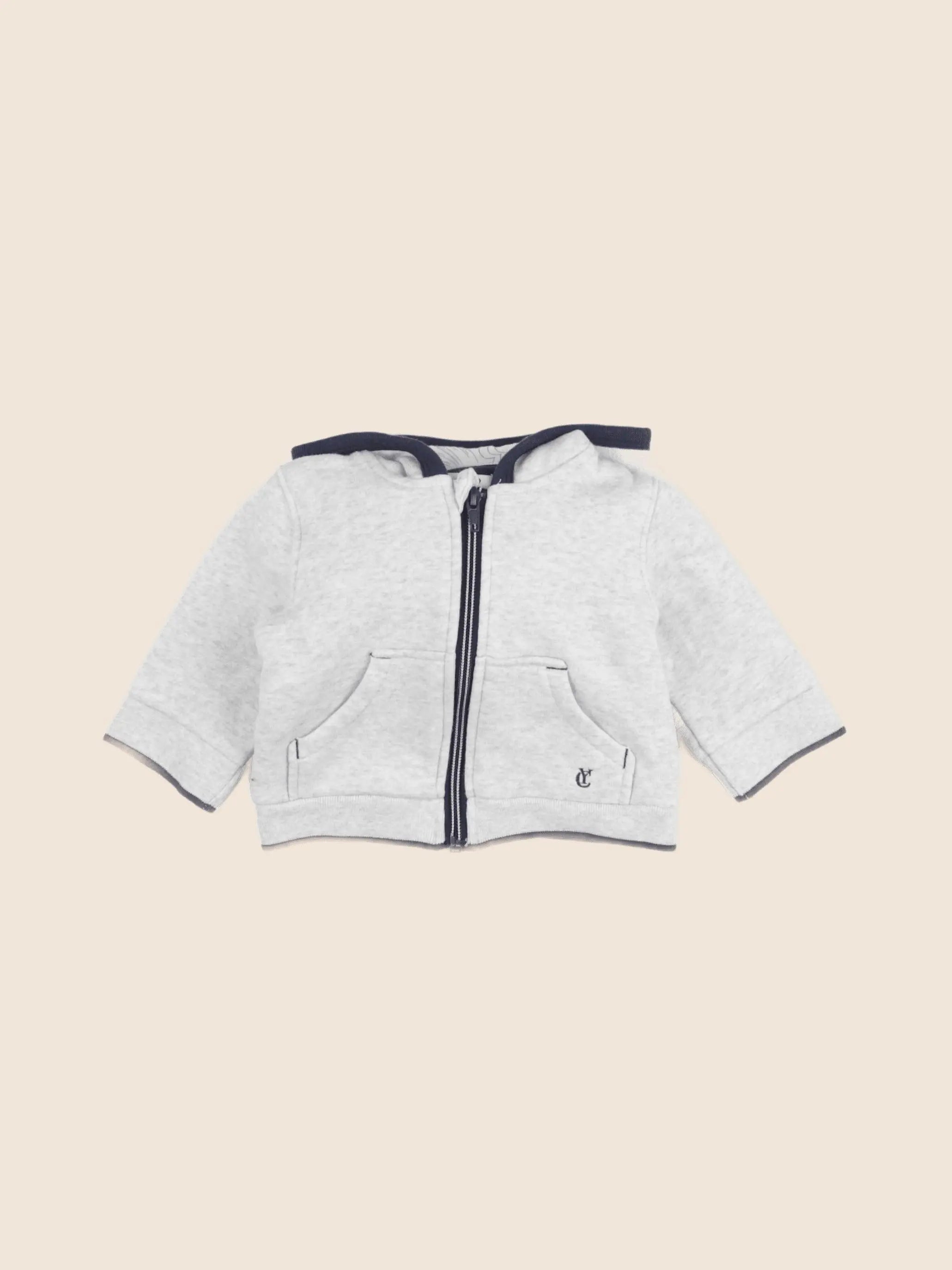 Cyrillus - sweat gris - 6 mois