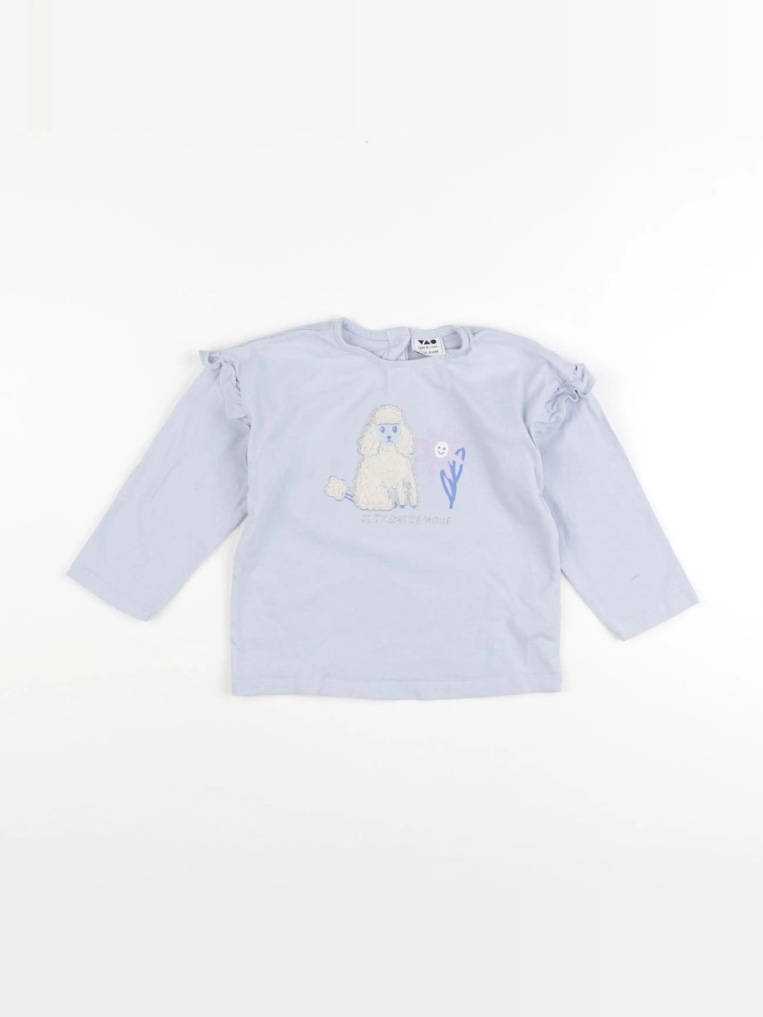 Tape à l'oeil - tee-shirt bleu - 24 mois