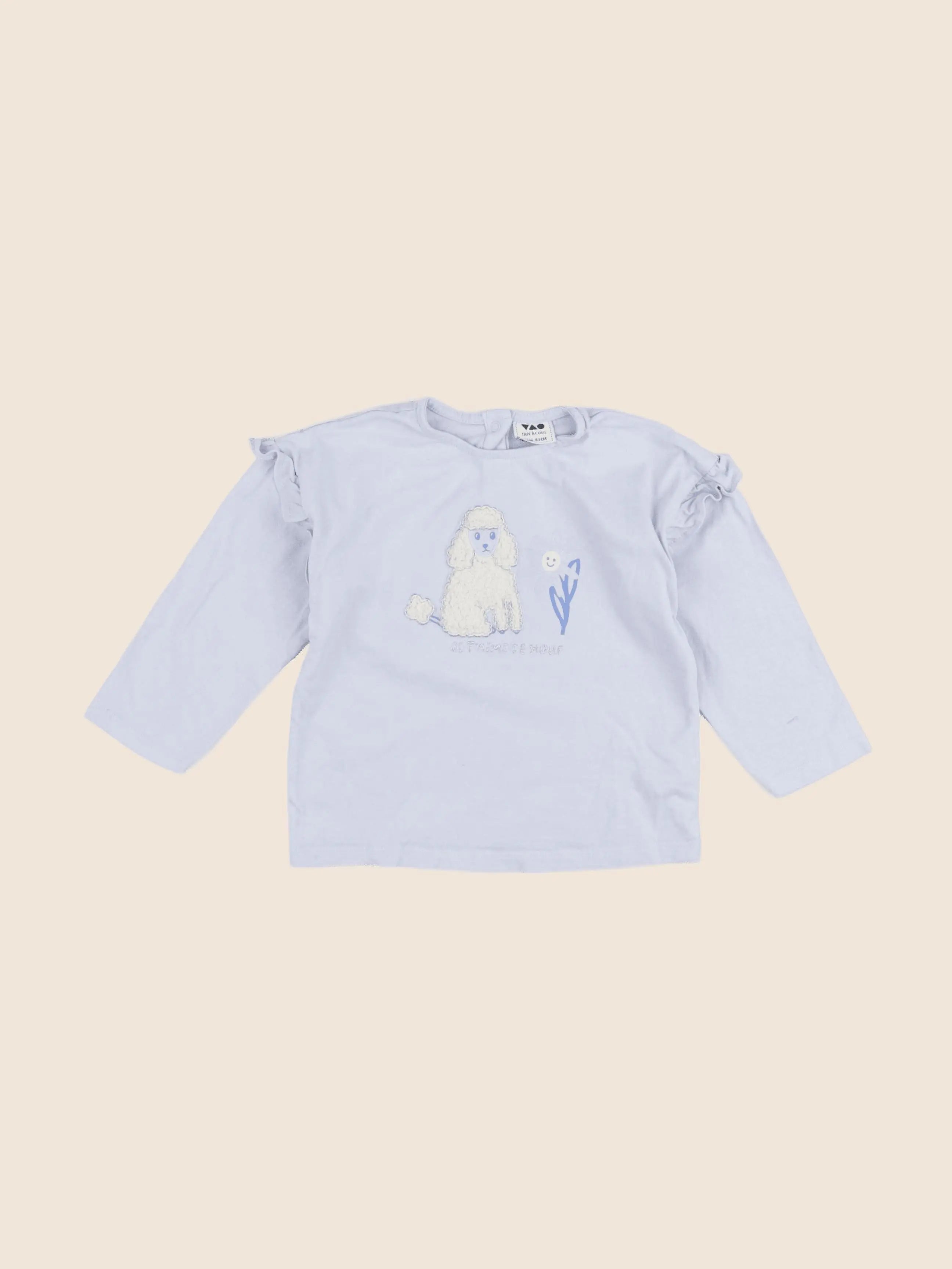 Tape à l'oeil - tee-shirt bleu - 24 mois