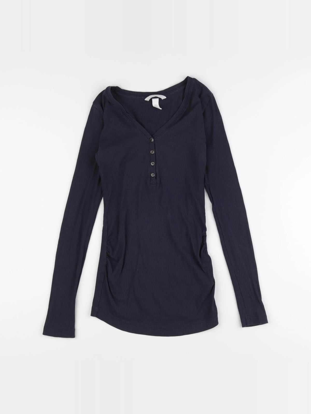 H&M - tee-shirt grossesse bleu - xs