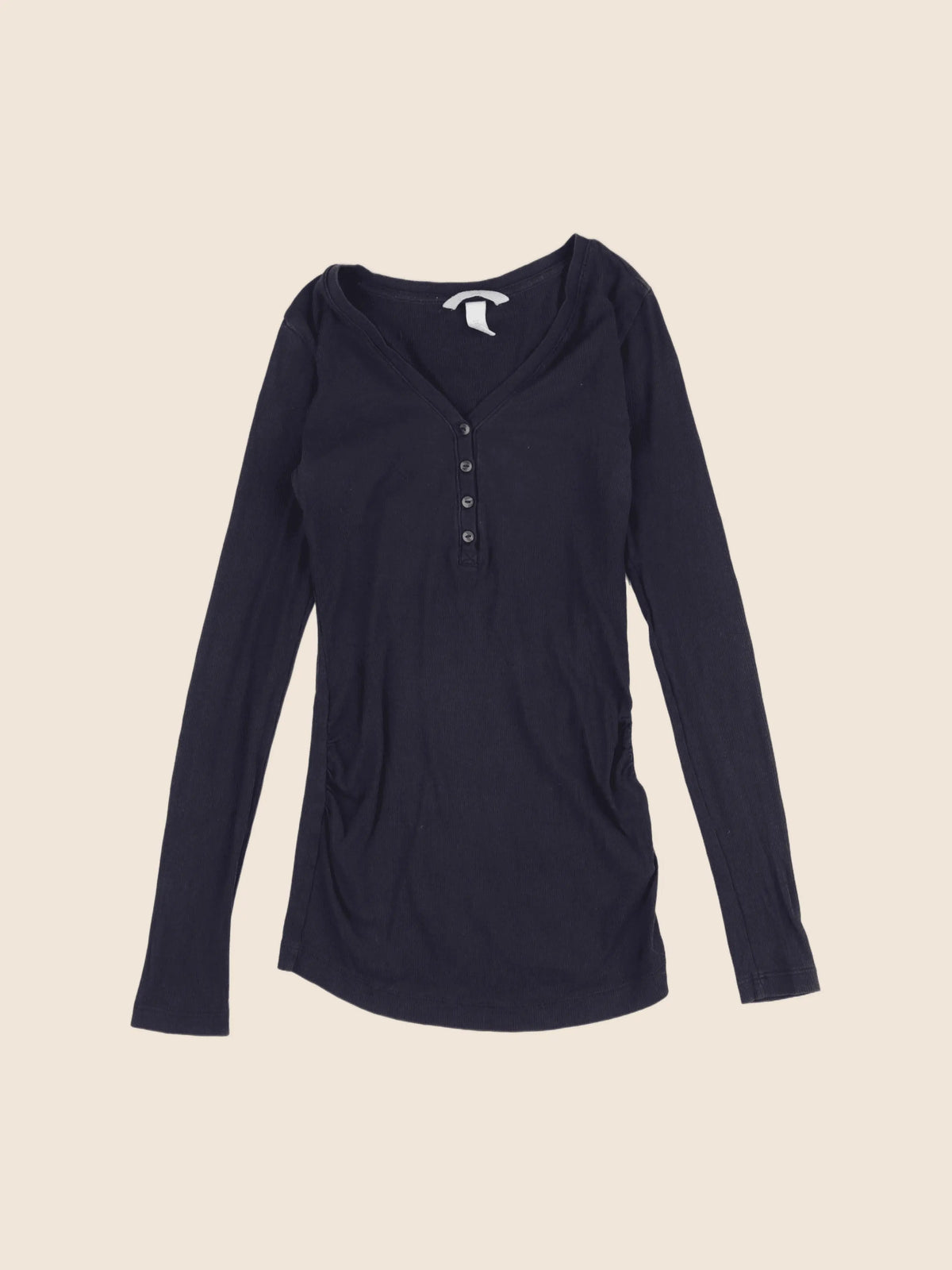 H&M - tee-shirt grossesse bleu - xs