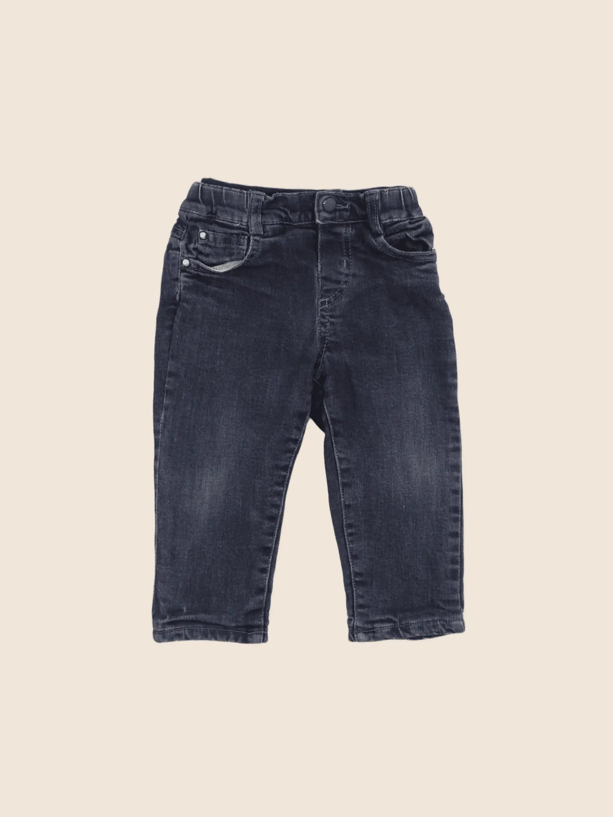 Boutchou - jean doublé bleu - 9 mois
