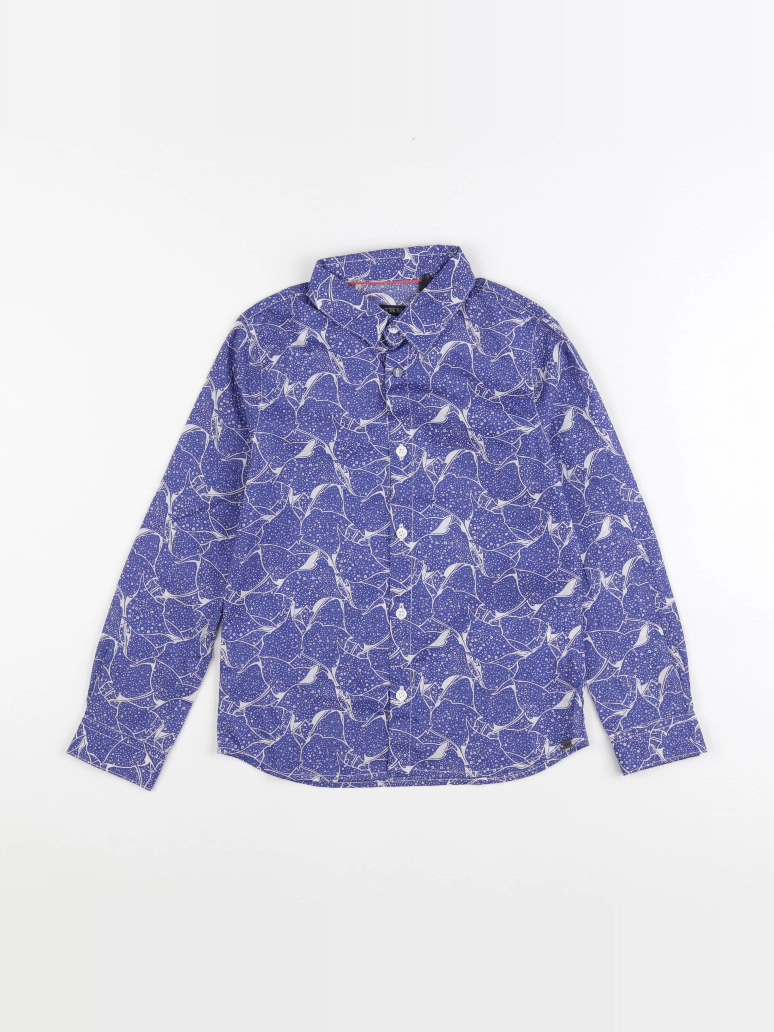 IKKS - chemise bleu - 6 ans