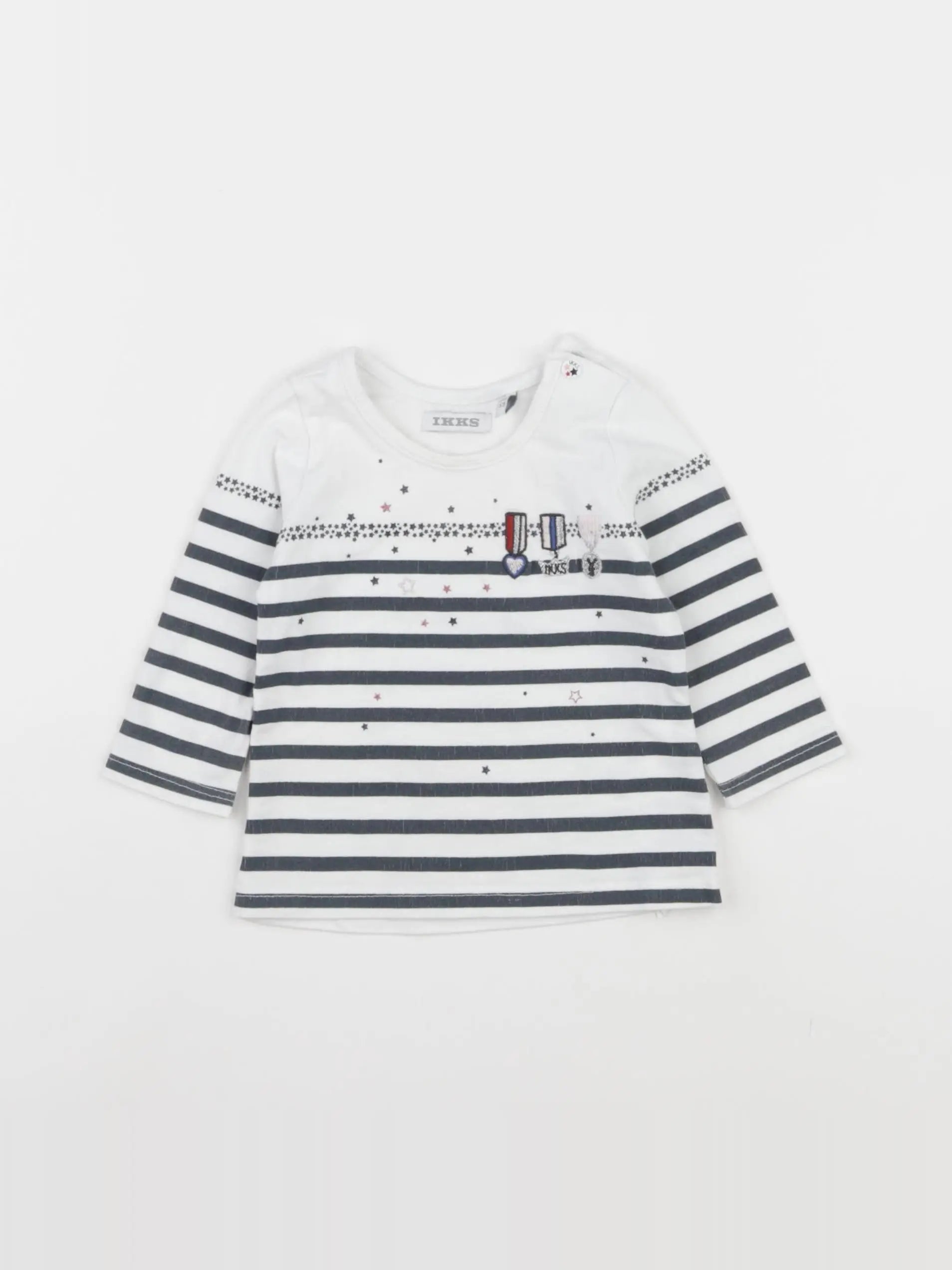 IKKS - tee-shirt blanc - 3 mois