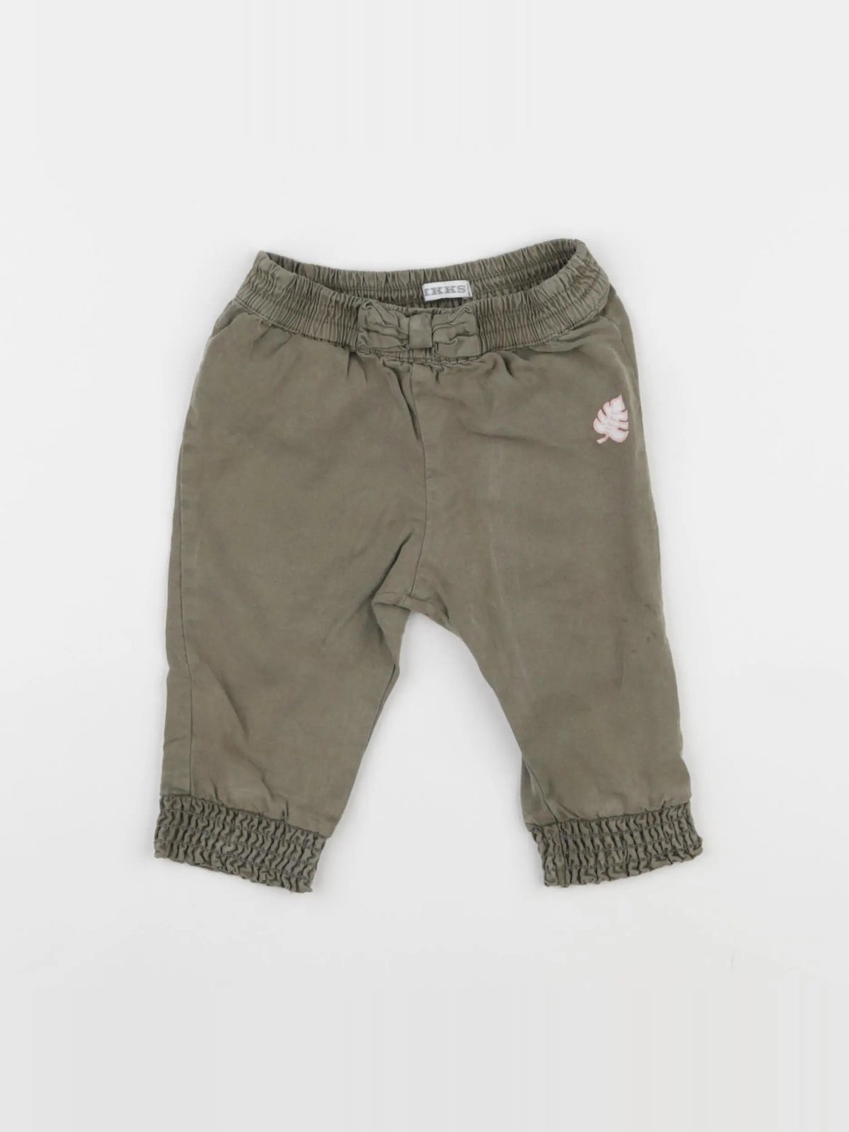 IKKS - pantalon vert - 6 mois