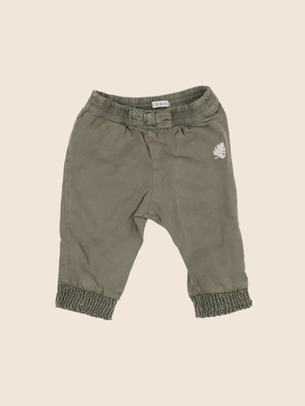 IKKS - pantalon vert - 6 mois