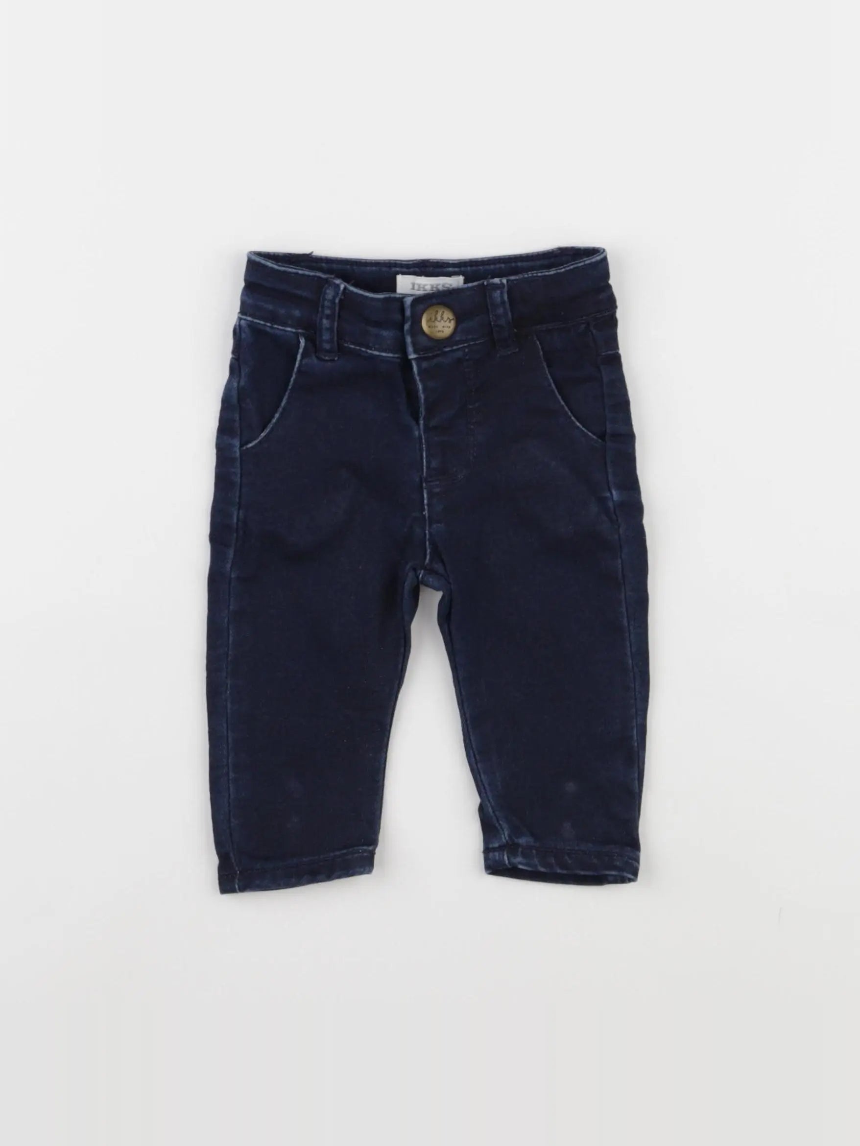 IKKS - pantalon bleu - 3 mois